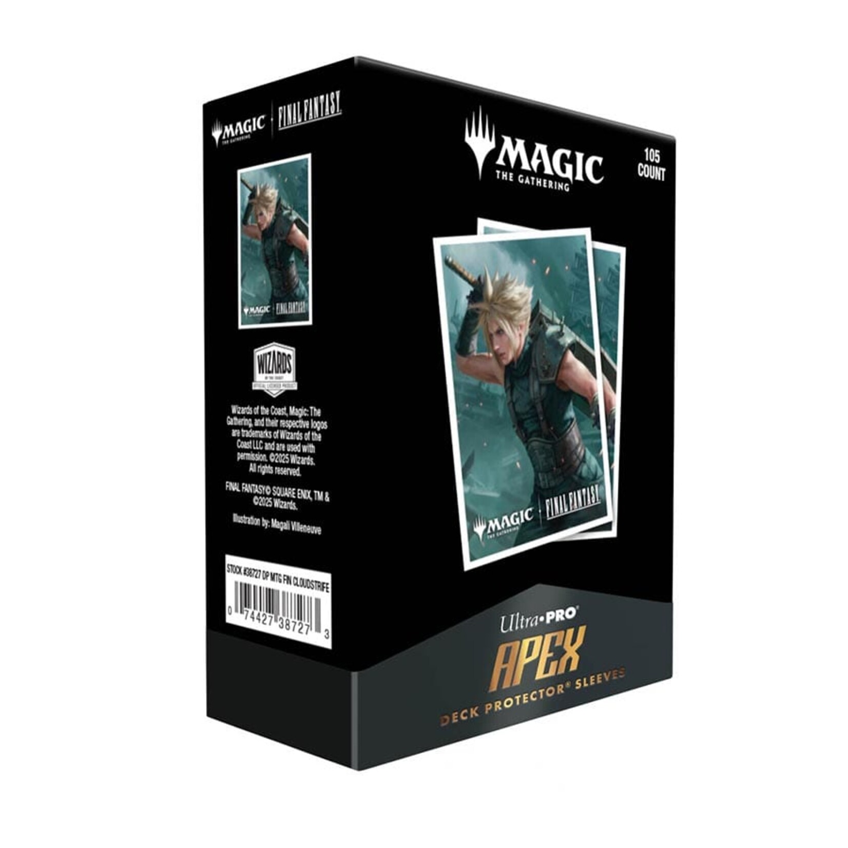 Ultra Pro Ultra Pro Magic Apex Deck Protector Sleeves 105 ct Final Fantasy Cloud Planet's Champion