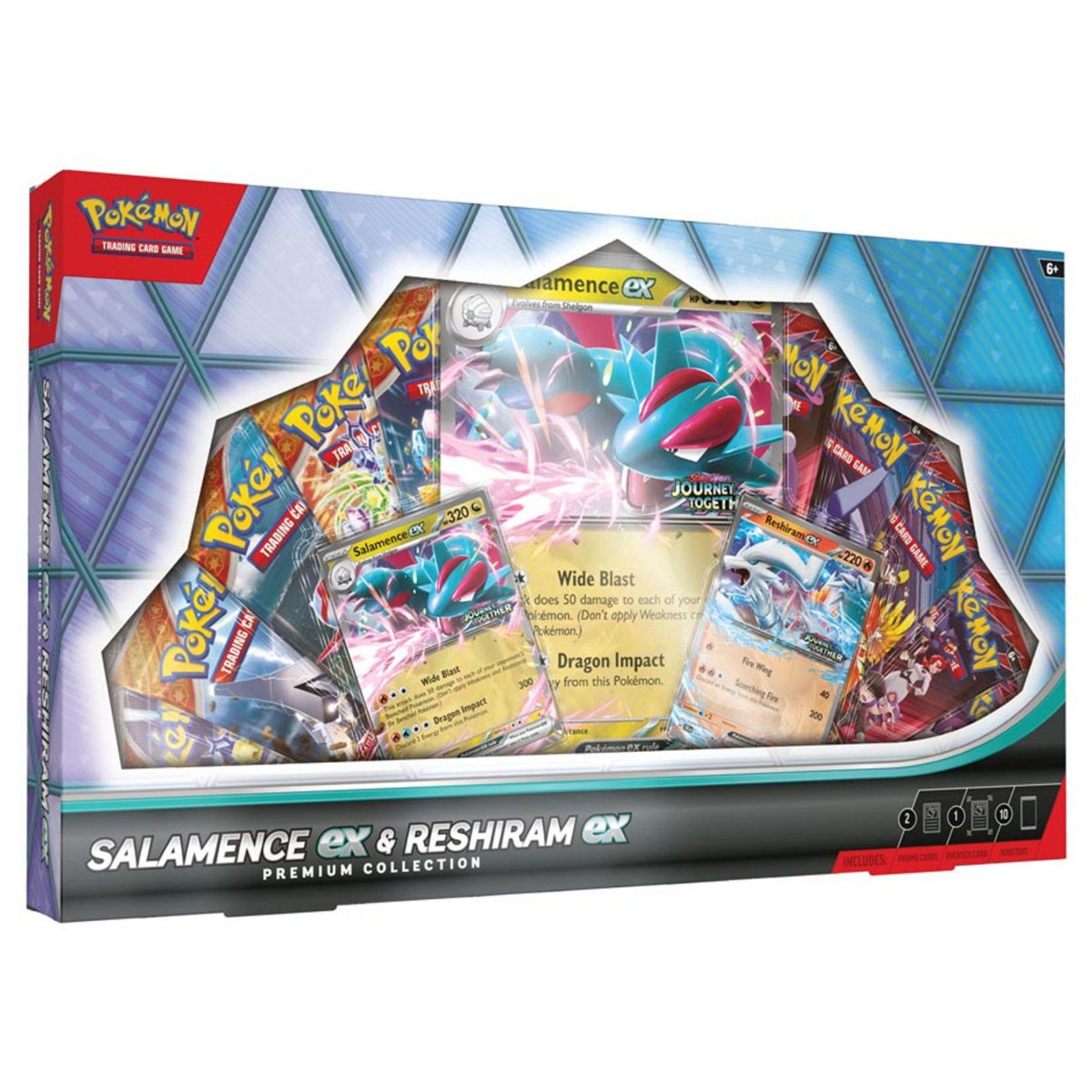 Pokemon Company International Pokemon Salamence ex Reshiram ex Premium Collection