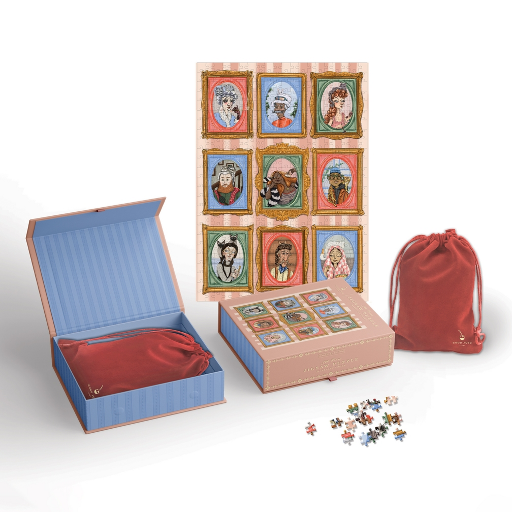 Good Juju Ink 500 pc Puzzle Cat Hat Puzzle