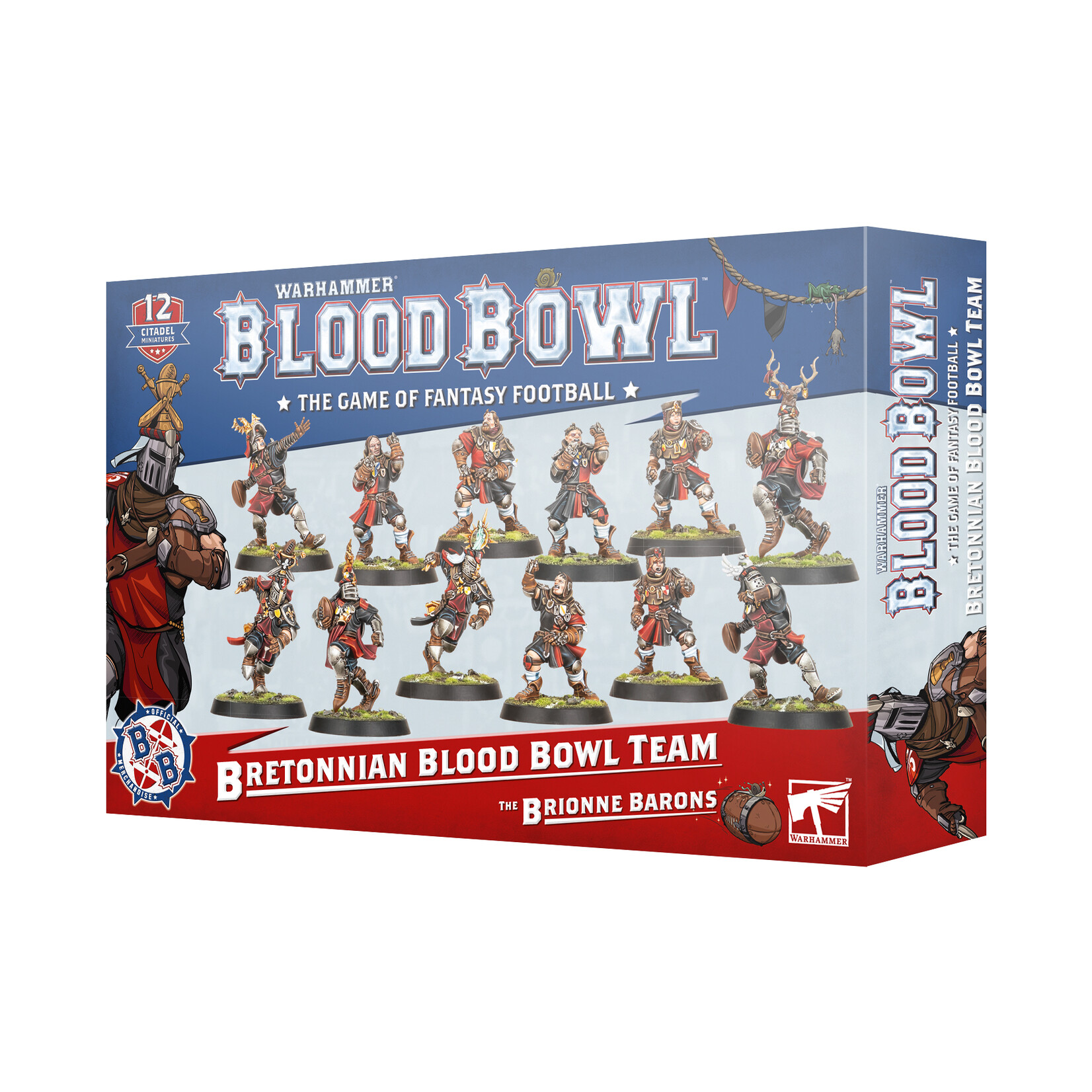 Games Workshop Blood Bowl Bretonnian Brionne Barons Team