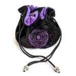 Fennek and Finch Warlock Black Purple w/ Sigil Multipocket Large Dice Bag