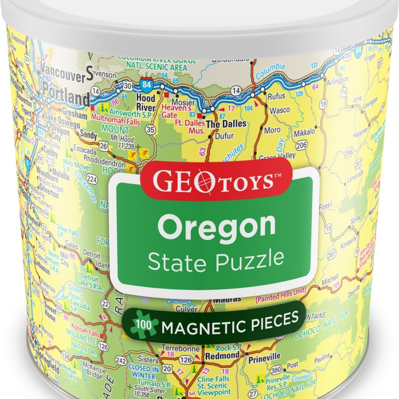Geotoys Geotoys Magnetic Puzzle Oregon