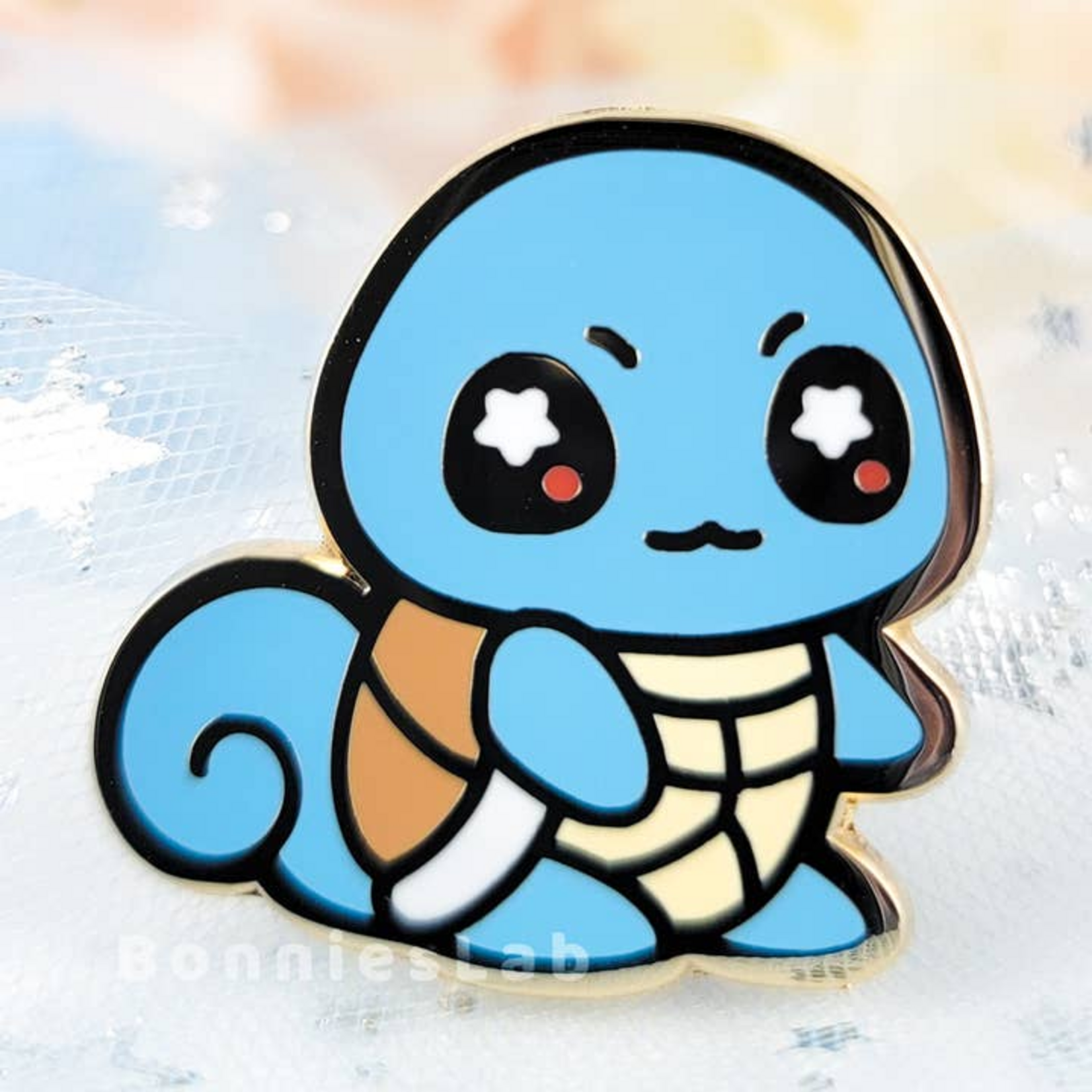Bonnie's Lab Pokemon Squirtle Enamel Pin