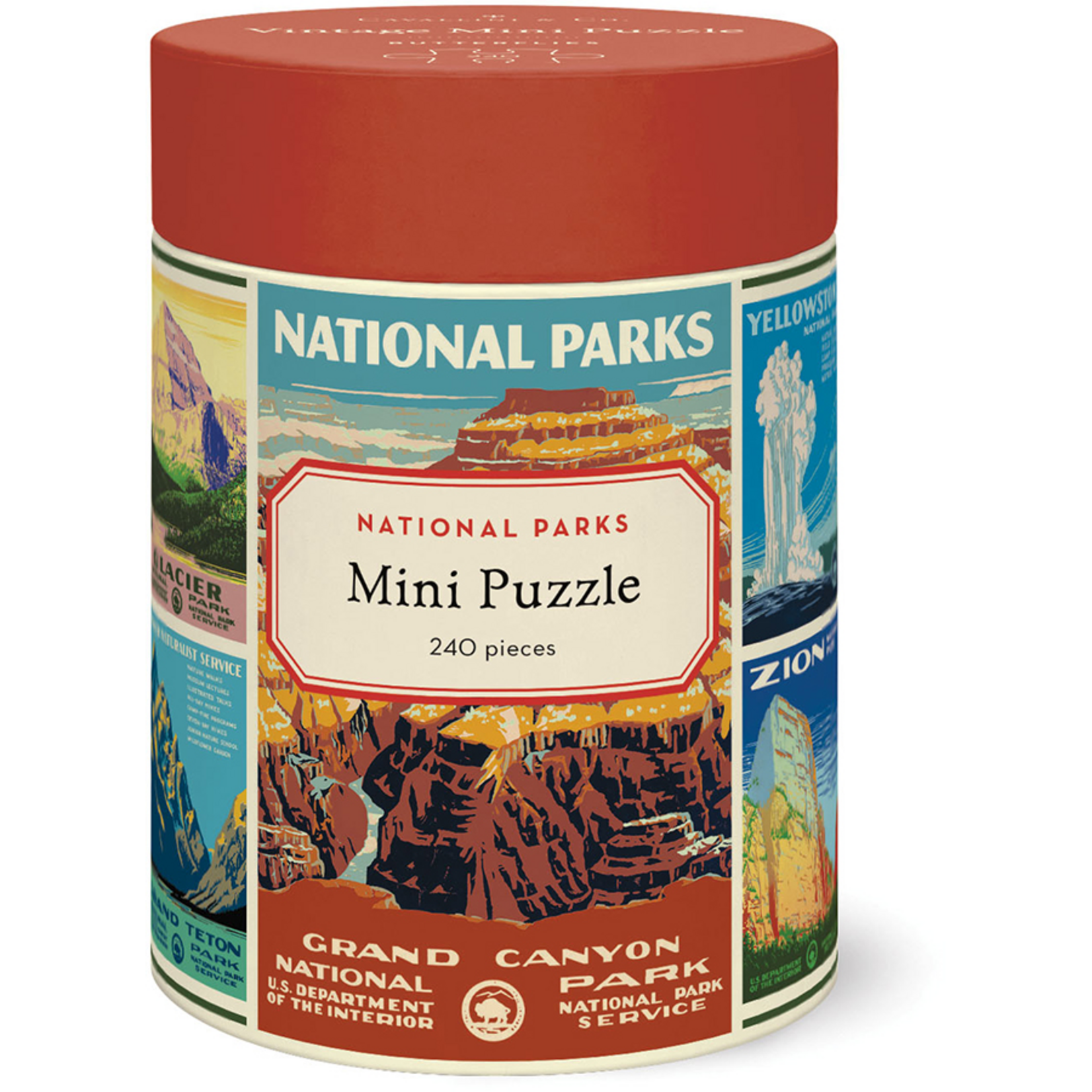 Cavallini and Co 240 pc Mini Puzzle National Parks