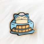 Bonnie's Lab Pokemon Snorlax Enamel Pin