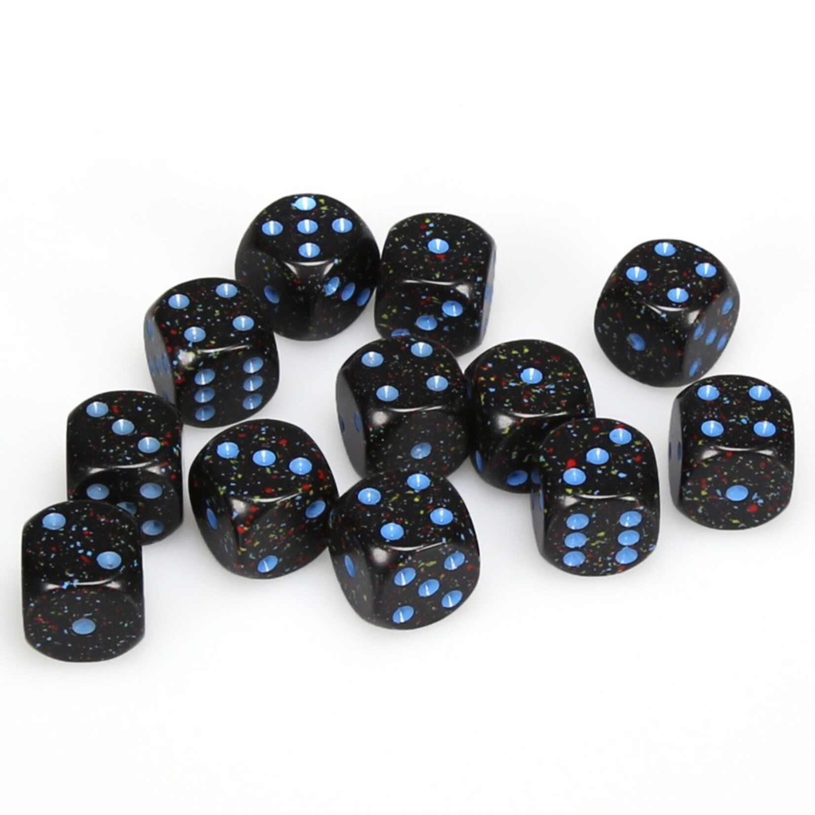 Chessex Chessex Speckled Blue Stars 16 mm d6 12 die set