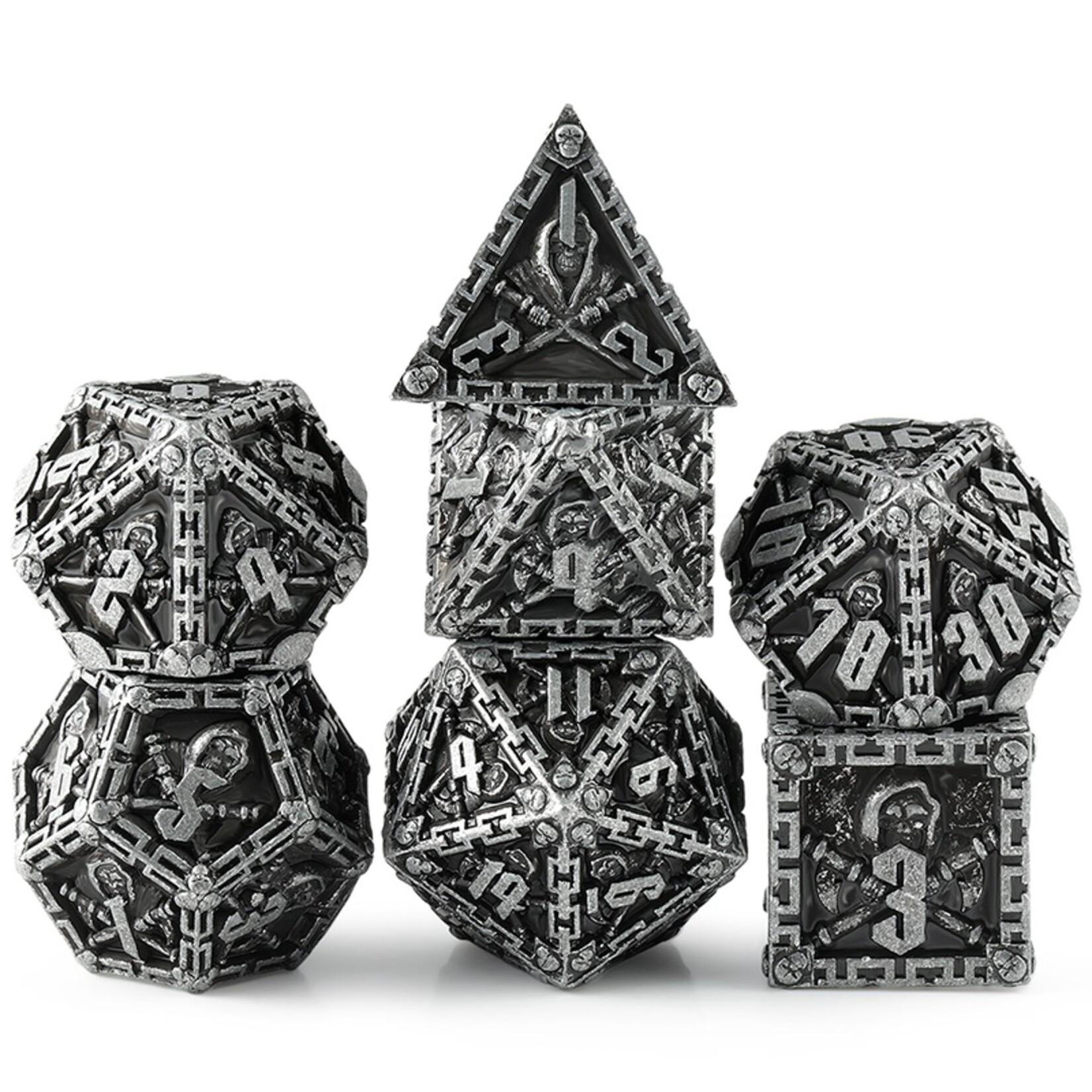 Dice Habit Dice Habit Reaper Iron Polyhedral 7 die set