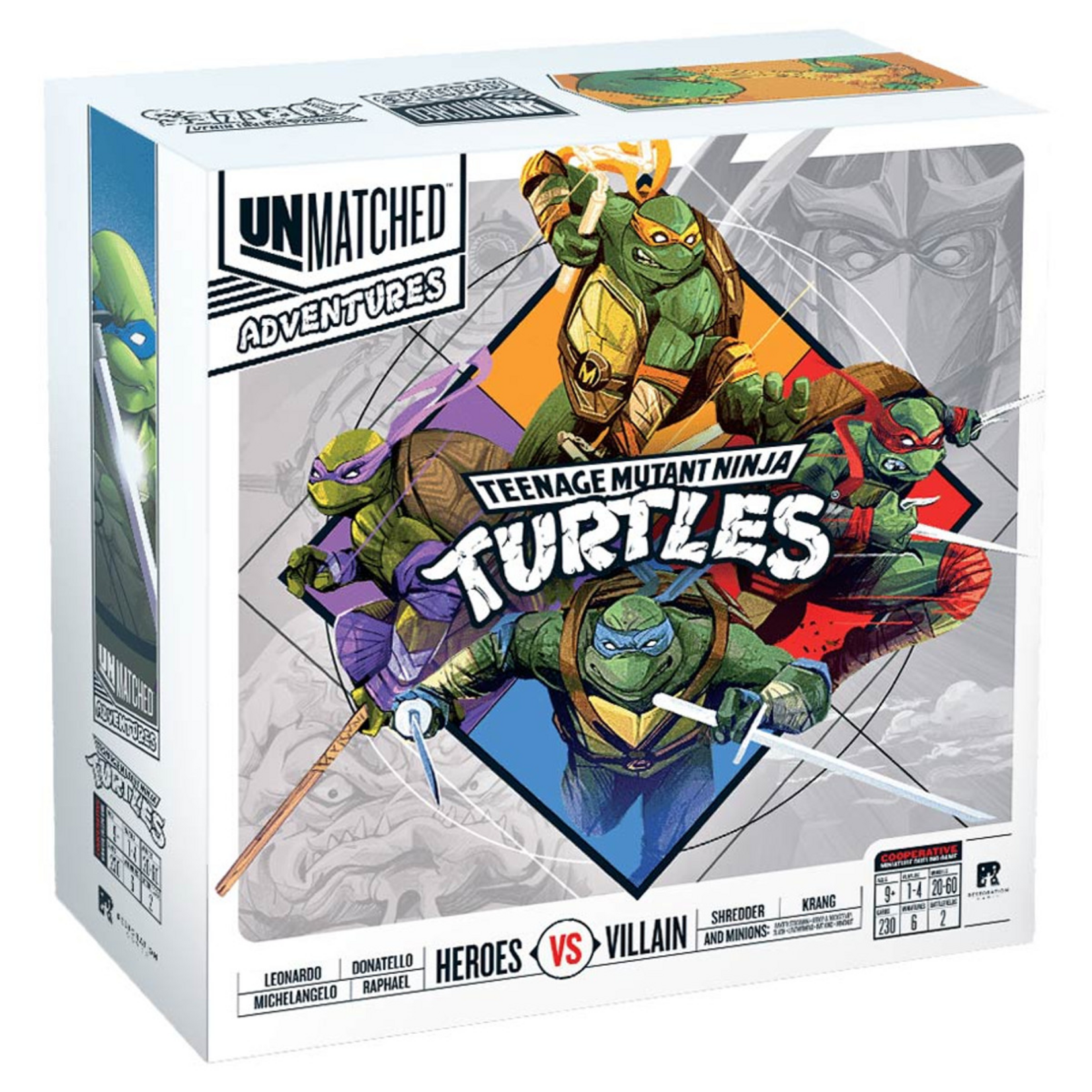 Restoration Games Unmatched Adventures Teenage Mutant Ninja Turtles