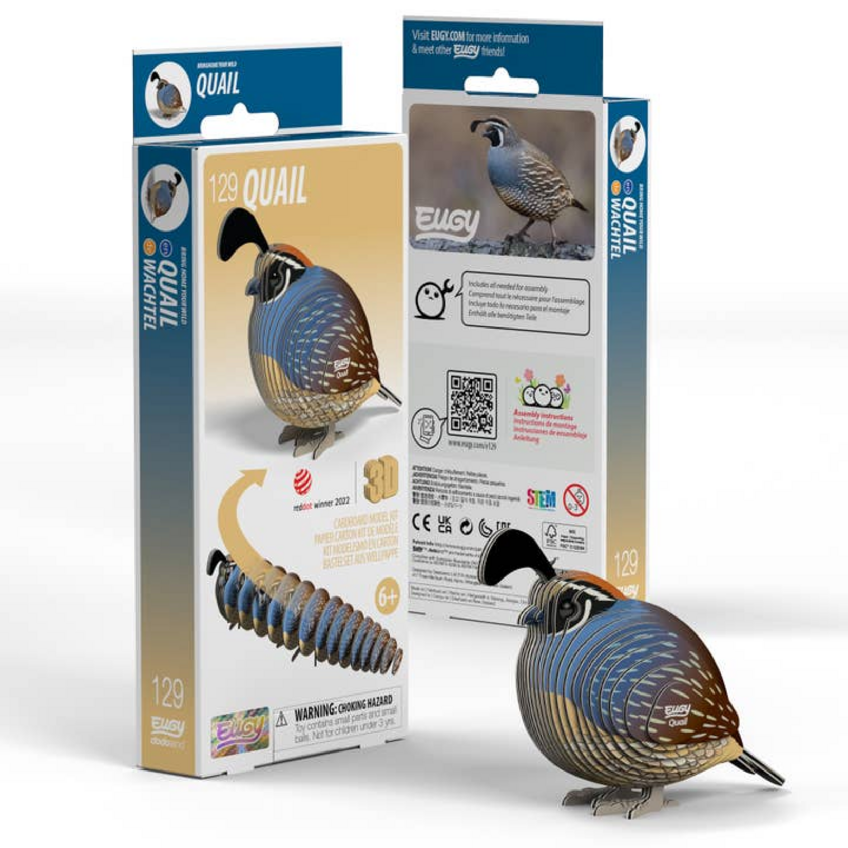 Safari Ltd Eugy 3D Puzzle Quail