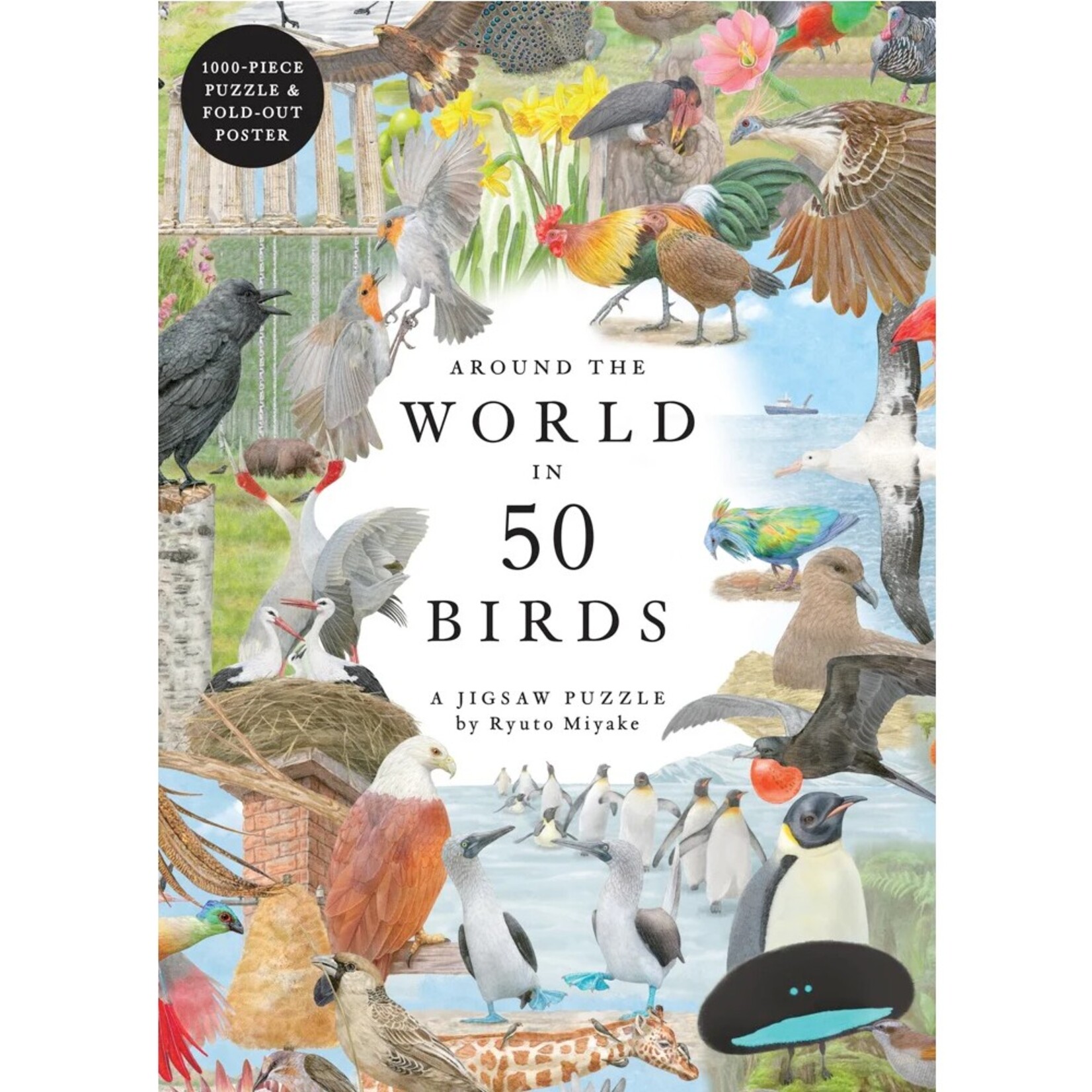 Laurence King Publishing 1000 pc Puzzle Around the World in 50 Birds
