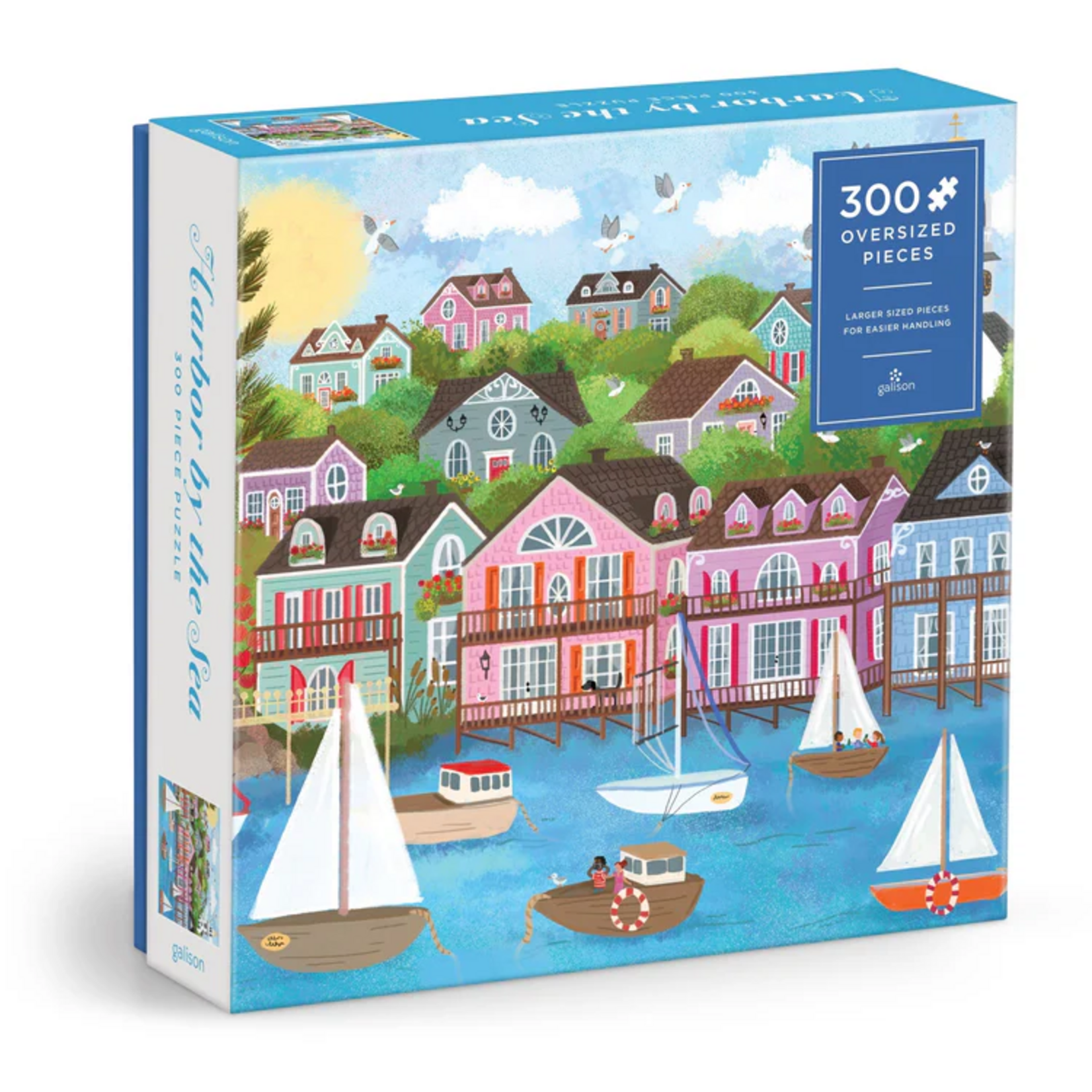 Galison 300 pc Puzzle Joy Laforme Harbor by the Sea