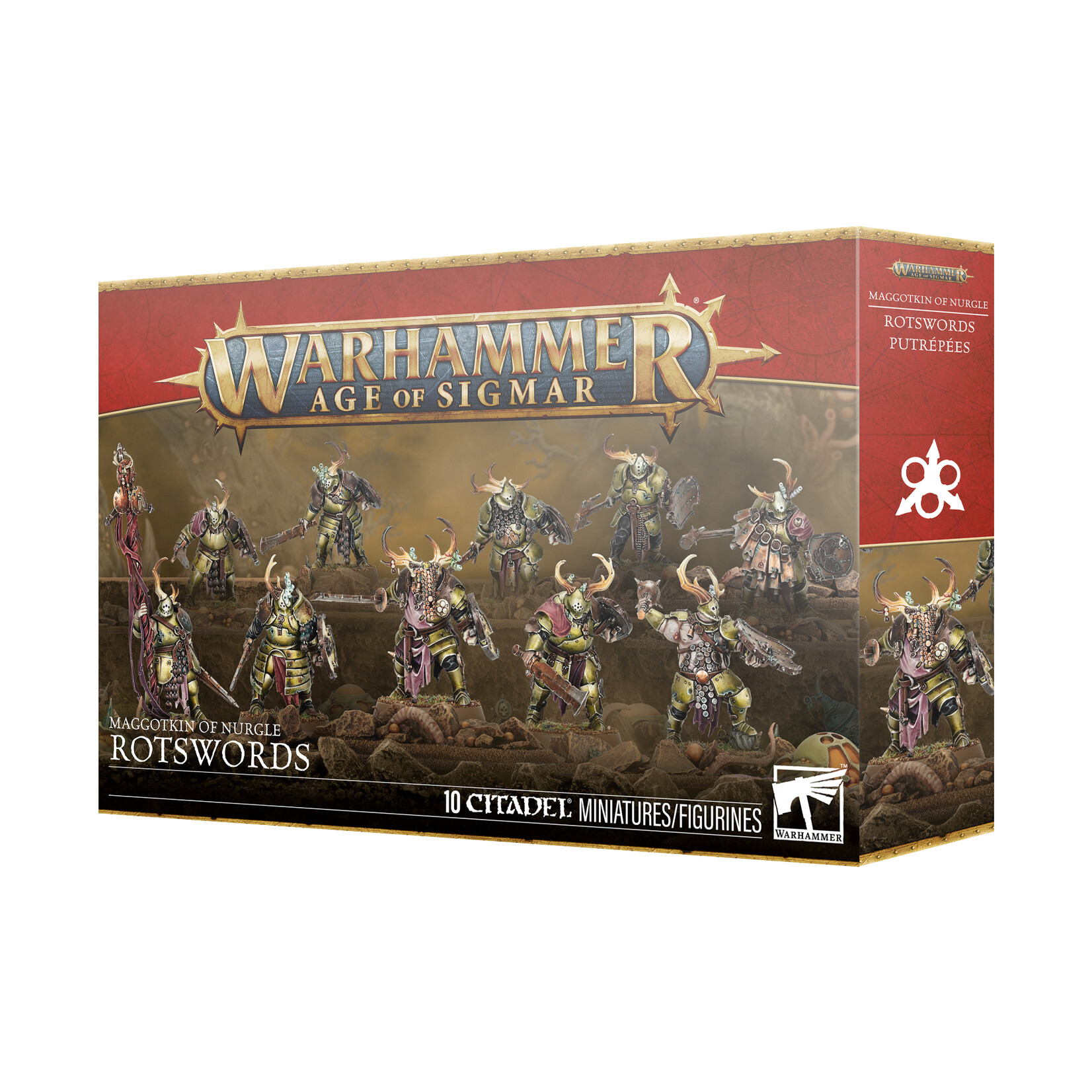 Games Workshop Warhammer Age of Sigmar Chaos Maggotkin of Nurgle Rotswords