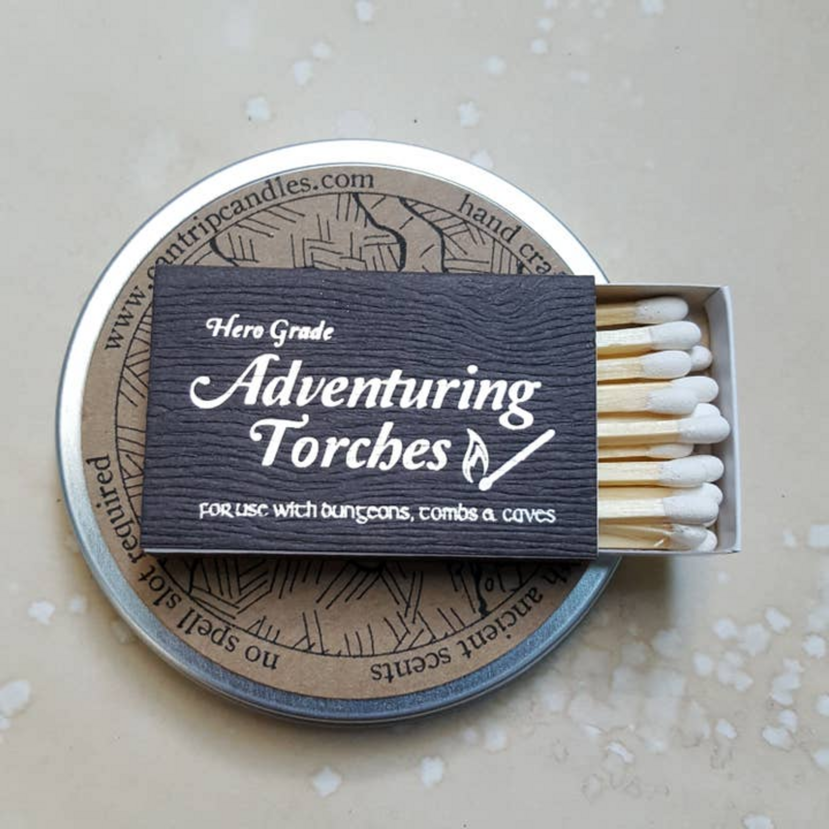 Cantrip Candles Adventuring Torches Matchbook