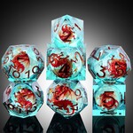Dice Habit Dice Habit Liquid Core Dragon Pyra Polyhedral 7 Die Set