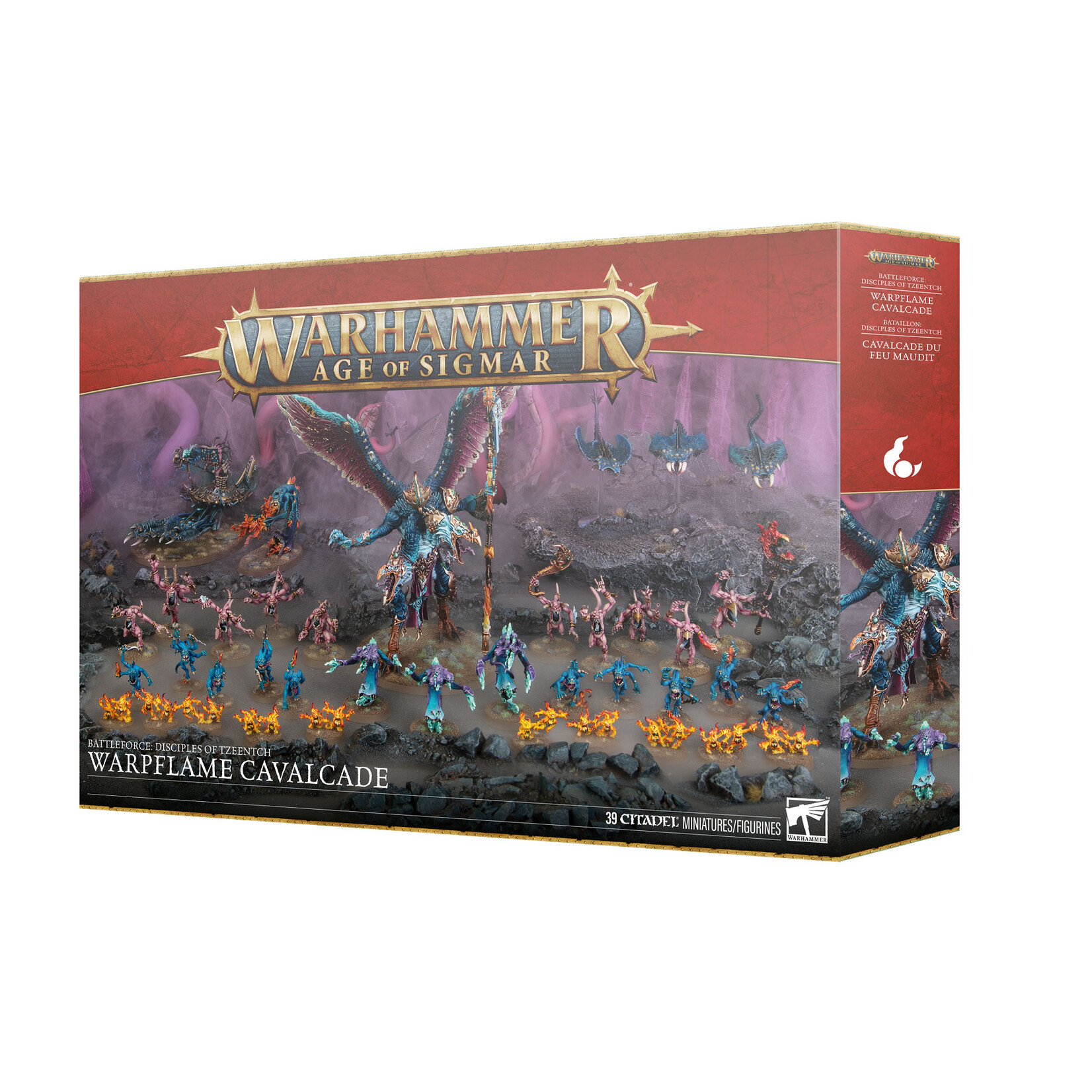 Games Workshop Warhammer Age of Sigmar Battleforce Disciples of Tzeentch Warpflame Cavalcade