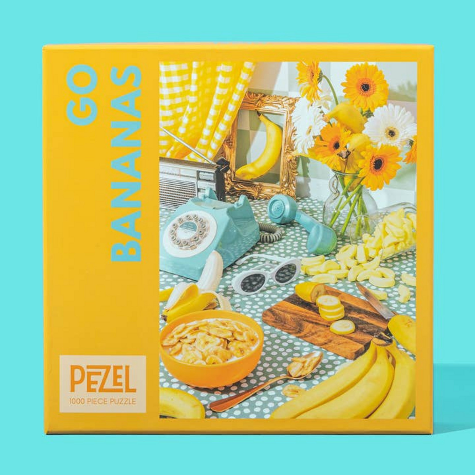 Pezel Puzzles 1000 pc Puzzle Go Bananas