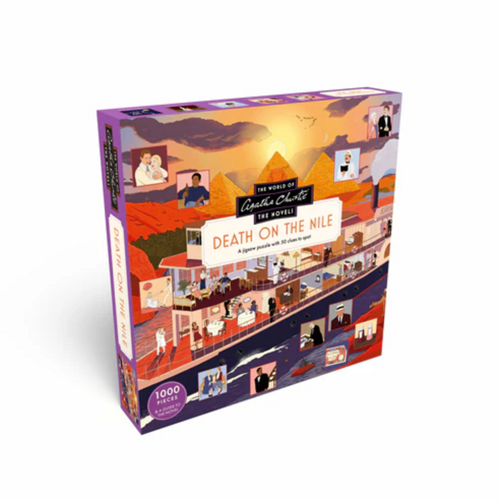 Laurence King Publishing 1000 pc Puzzle The World of Agatha Christie Death on the Nile