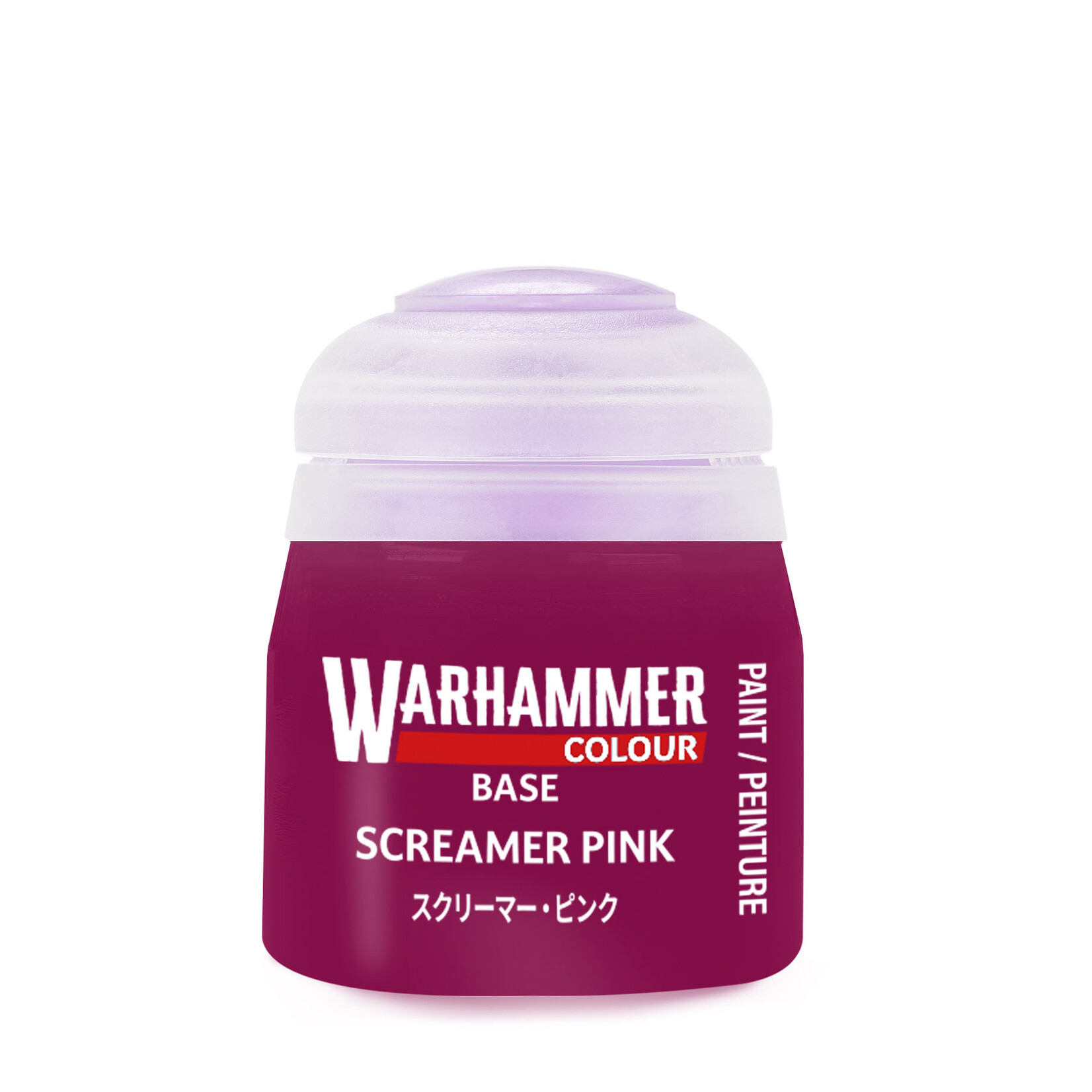 Games Workshop Warhammer Colour Base Screamer Pink 12 ml POT