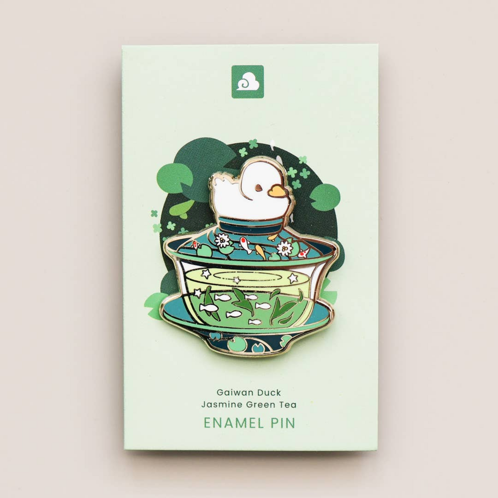 Thousand Skies Gaiwan Duck Enamel Pin
