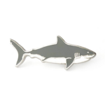 Shoal Mini Megalodon Shark Enamel Pin