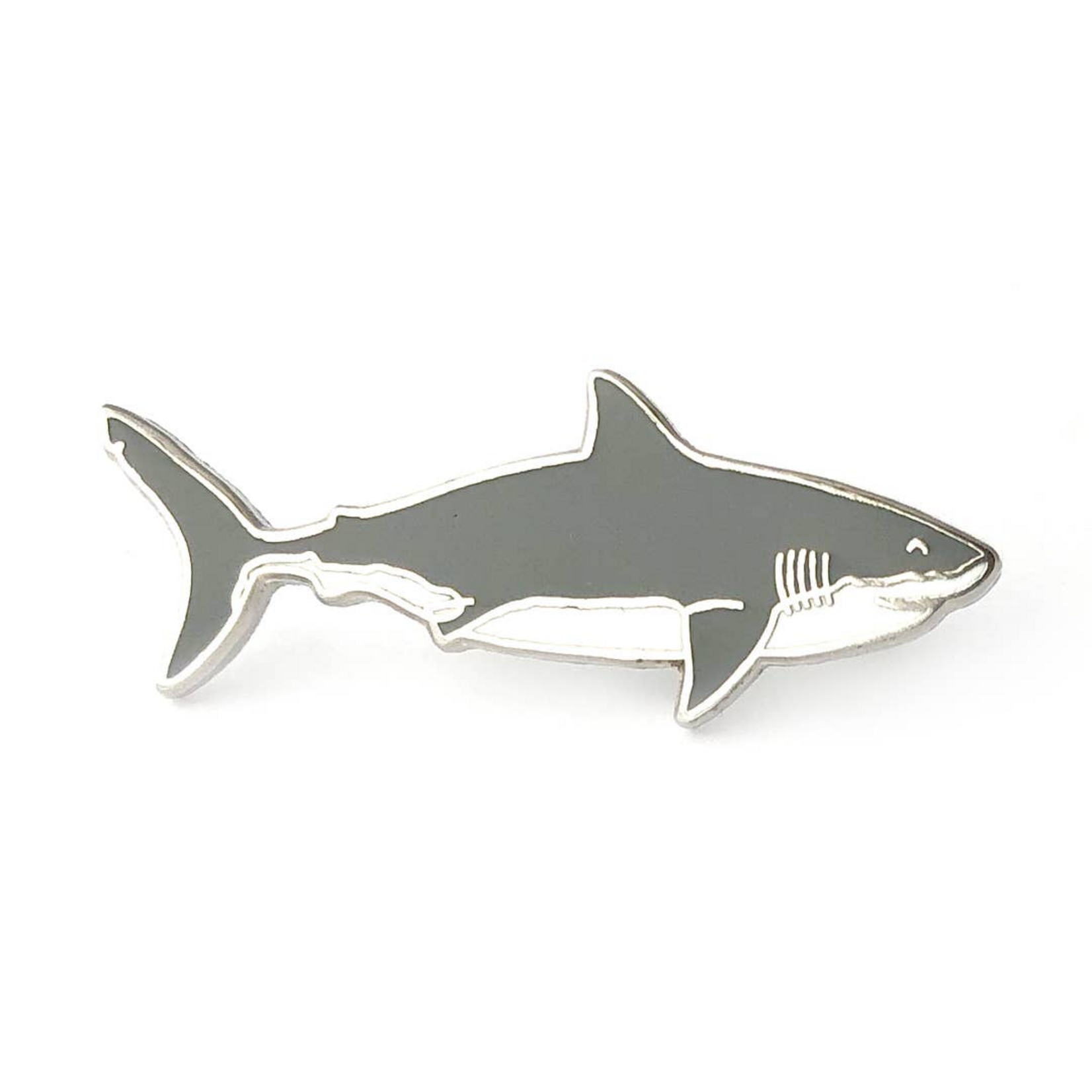 Shoal Mini Megalodon Shark Enamel Pin