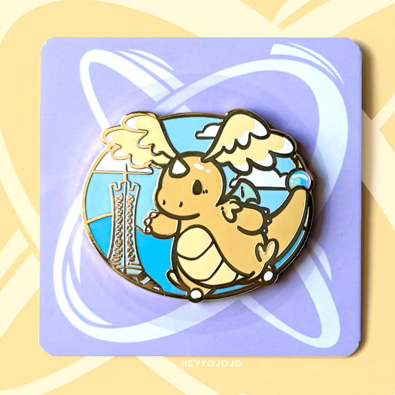HeyyoJojo Pokemon Mega Dragonite Enamel Pin