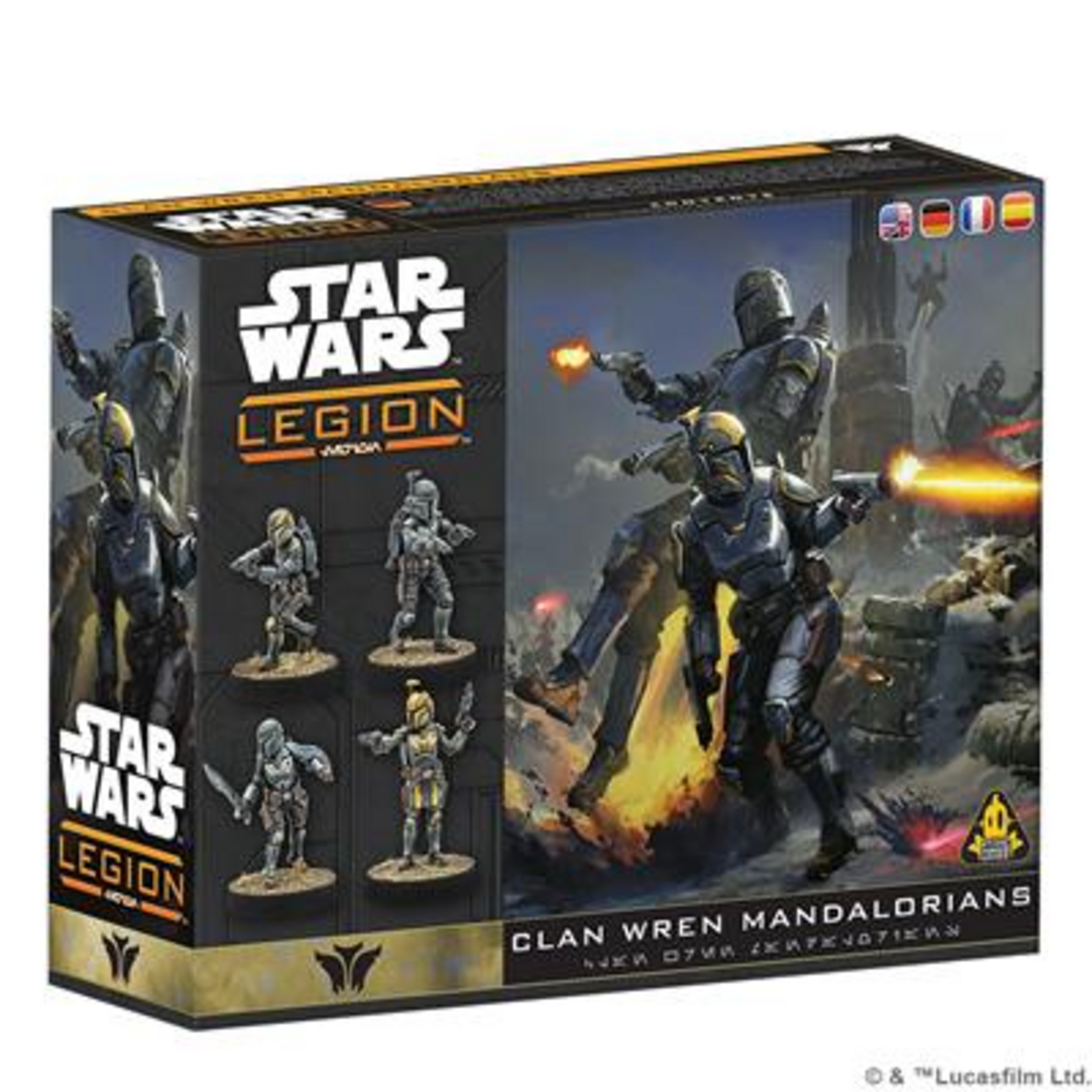 Atomic Mass Games Star Wars Legion Clan Wren Mandalorians