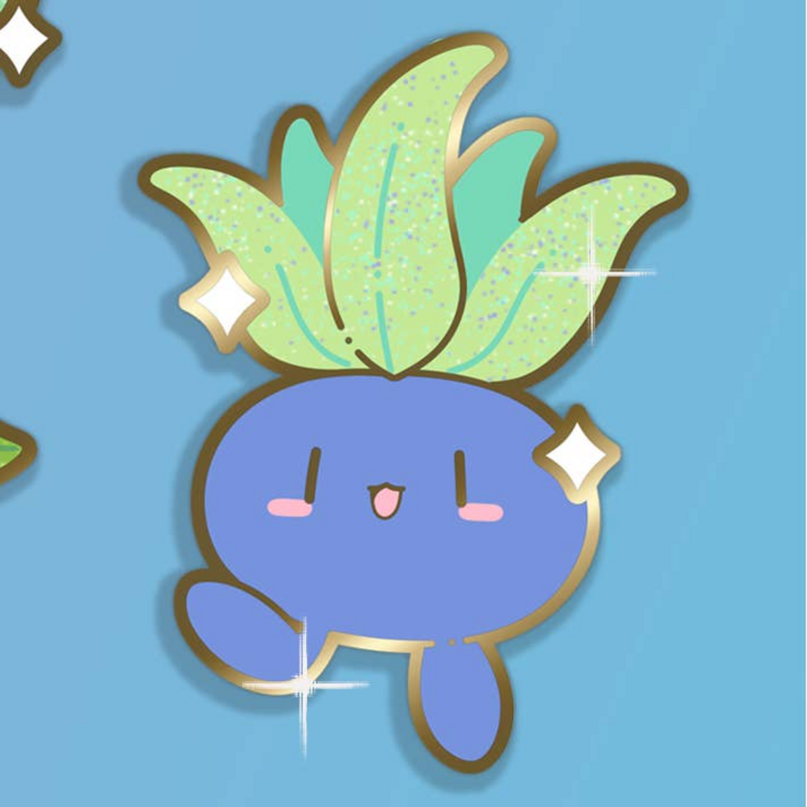 Xhilyn Oddish Pin Mini Mon Series Enamel Pin