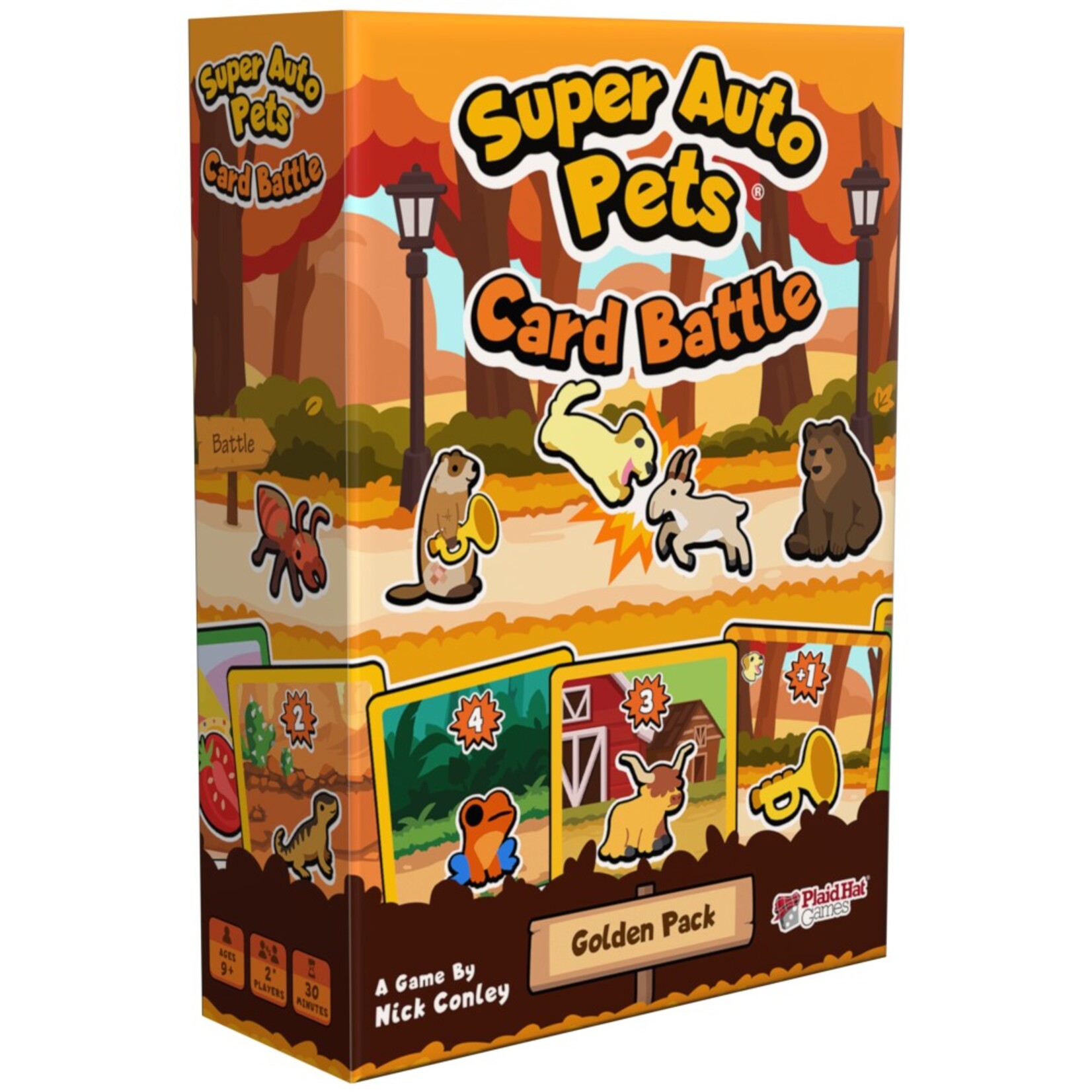 Plaid Hat Games Super Auto Pets Card Battle Golden Pack