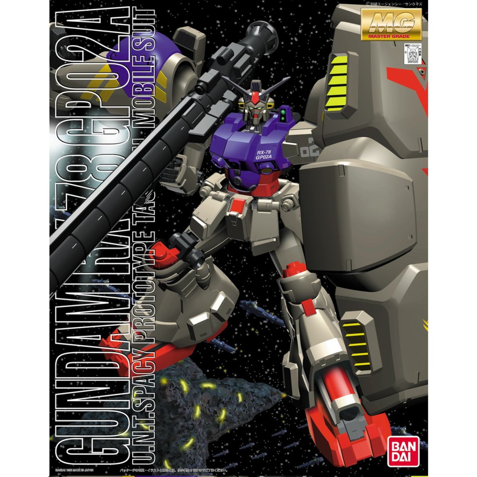 Bandai Gundam Rx-78GP02A GP02 Physalis 0083 MG