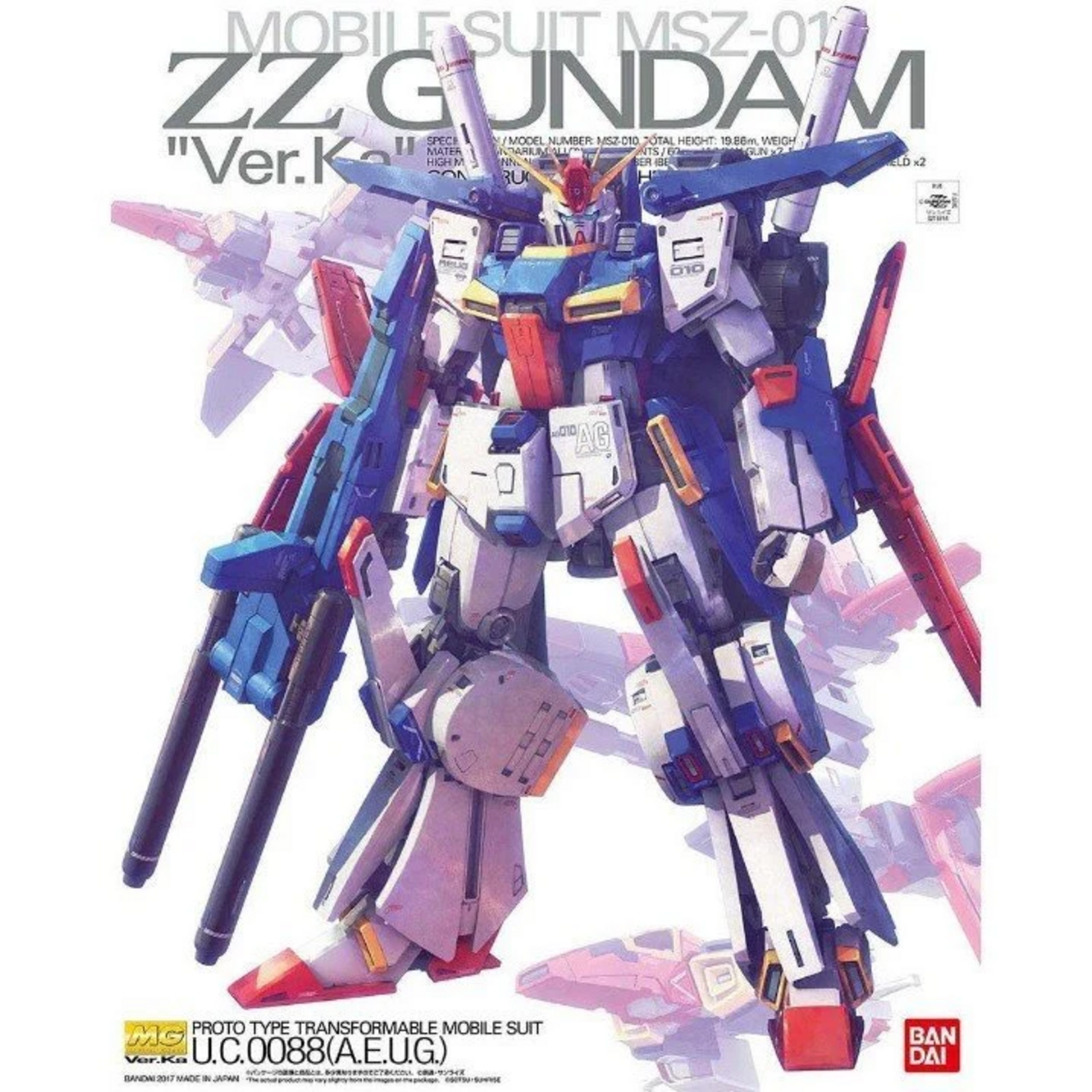 Bandai Gundam MG ZZ Gundam Ver.Ka