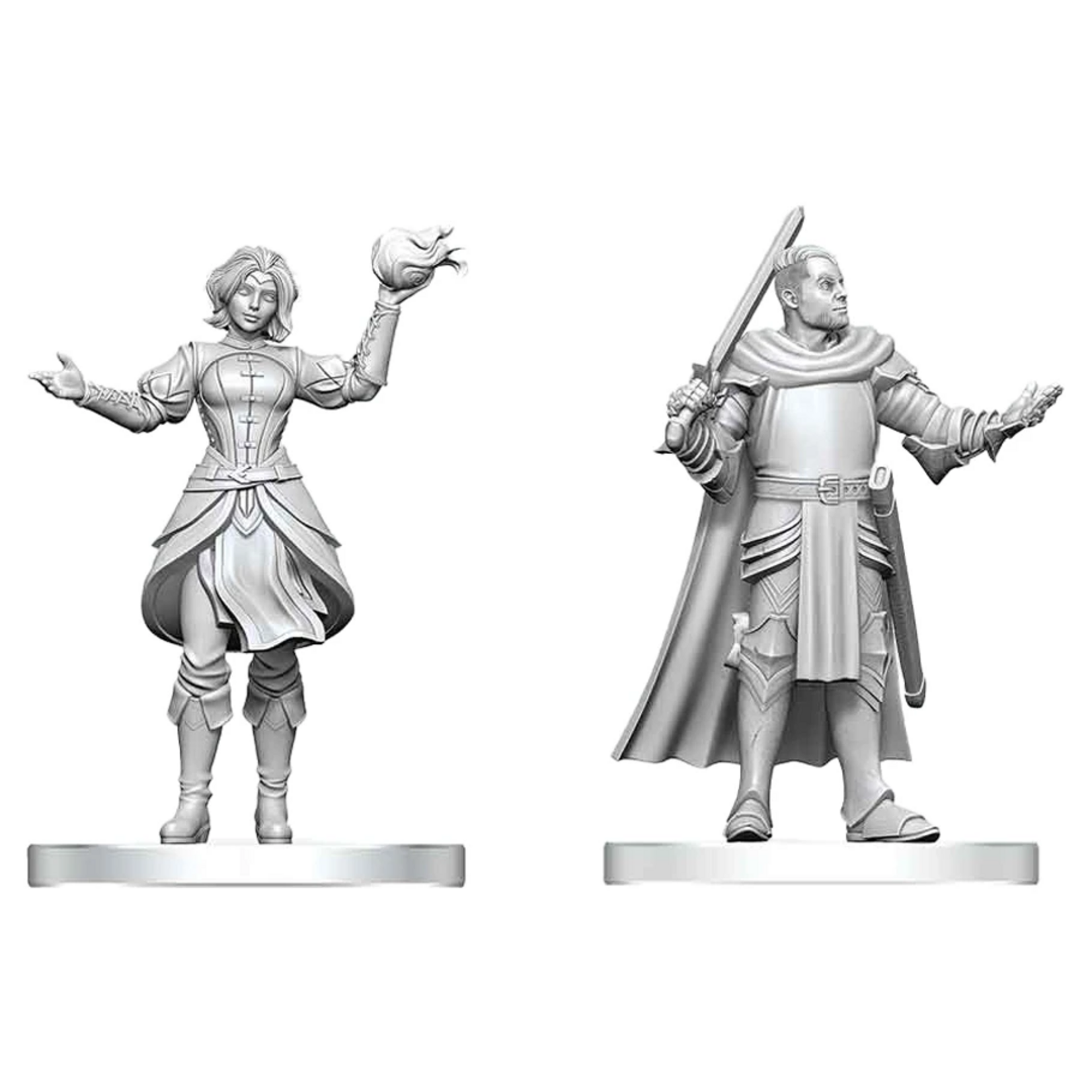 WizKids Dungeons and Dragons Nolzur's Marvelous Minis Knight and Mage Apprentice