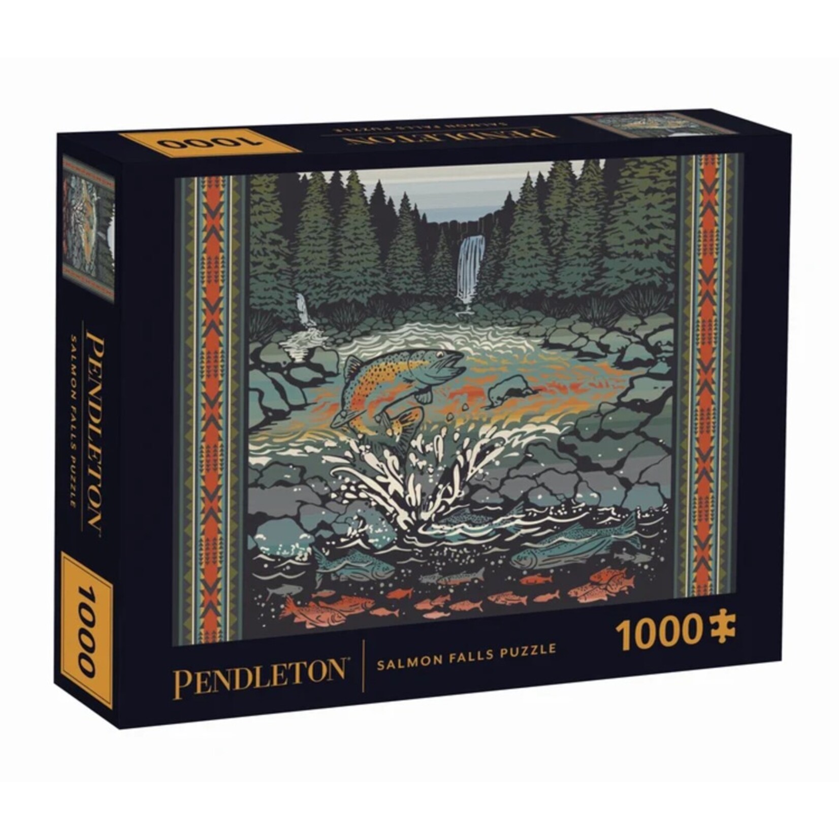 Chronicle Books 1000 pc Puzzle Pendleton Salmon Falls
