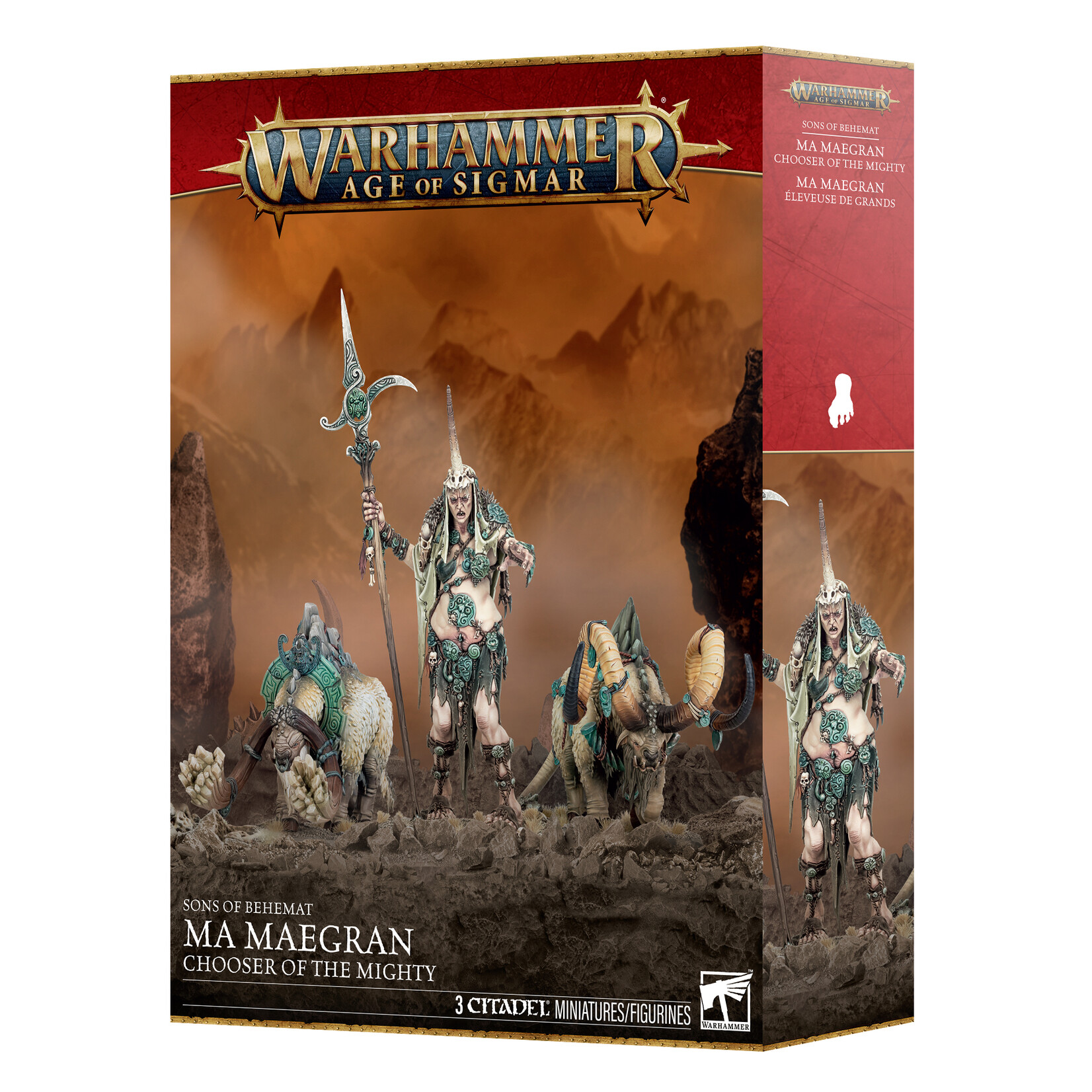 Games Workshop Warhammer Age of Sigmar Destruction Sons of Behemat Ma Maegran Chooser of the Mighty