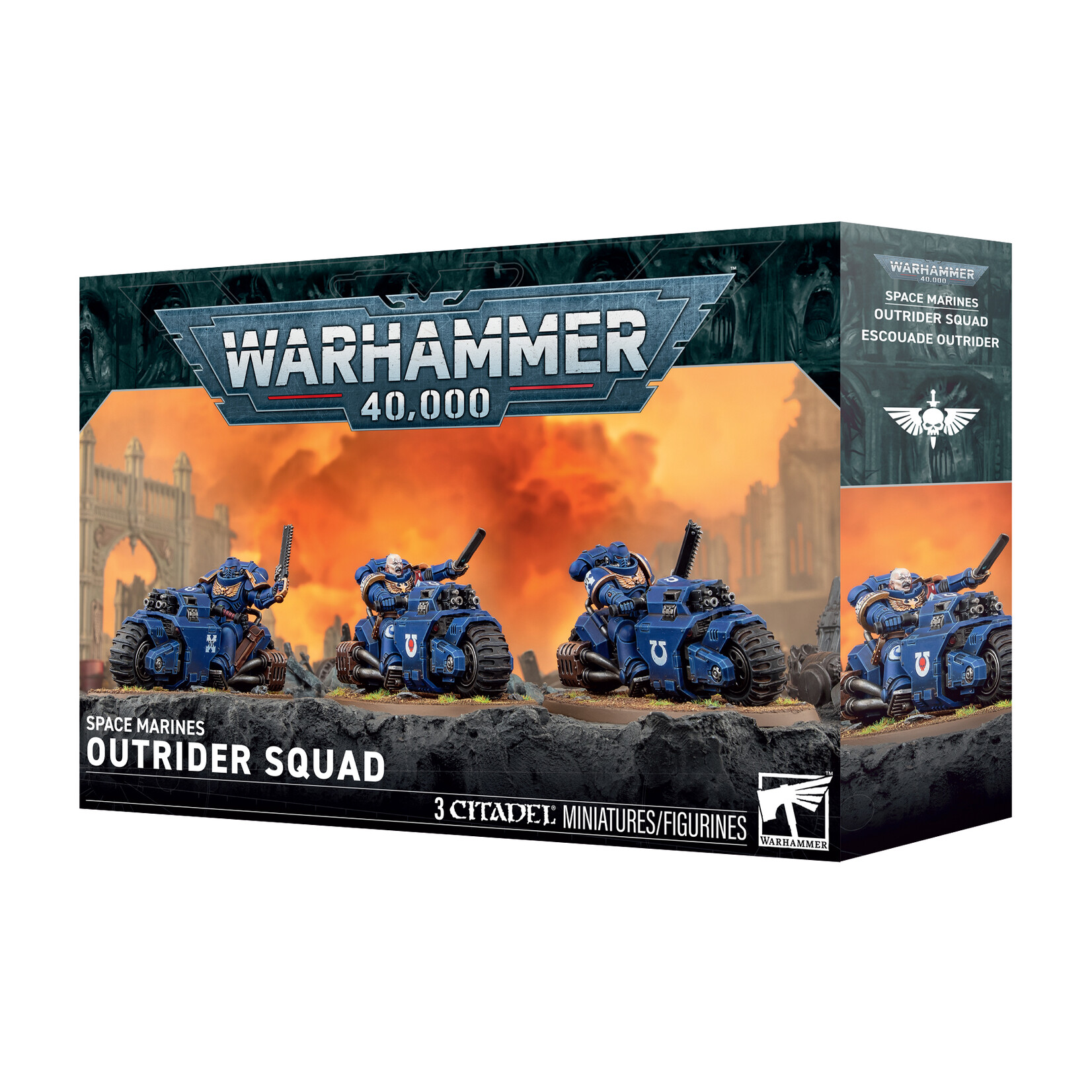 Games Workshop Warhammer 40k Space Marines Outrider Squad