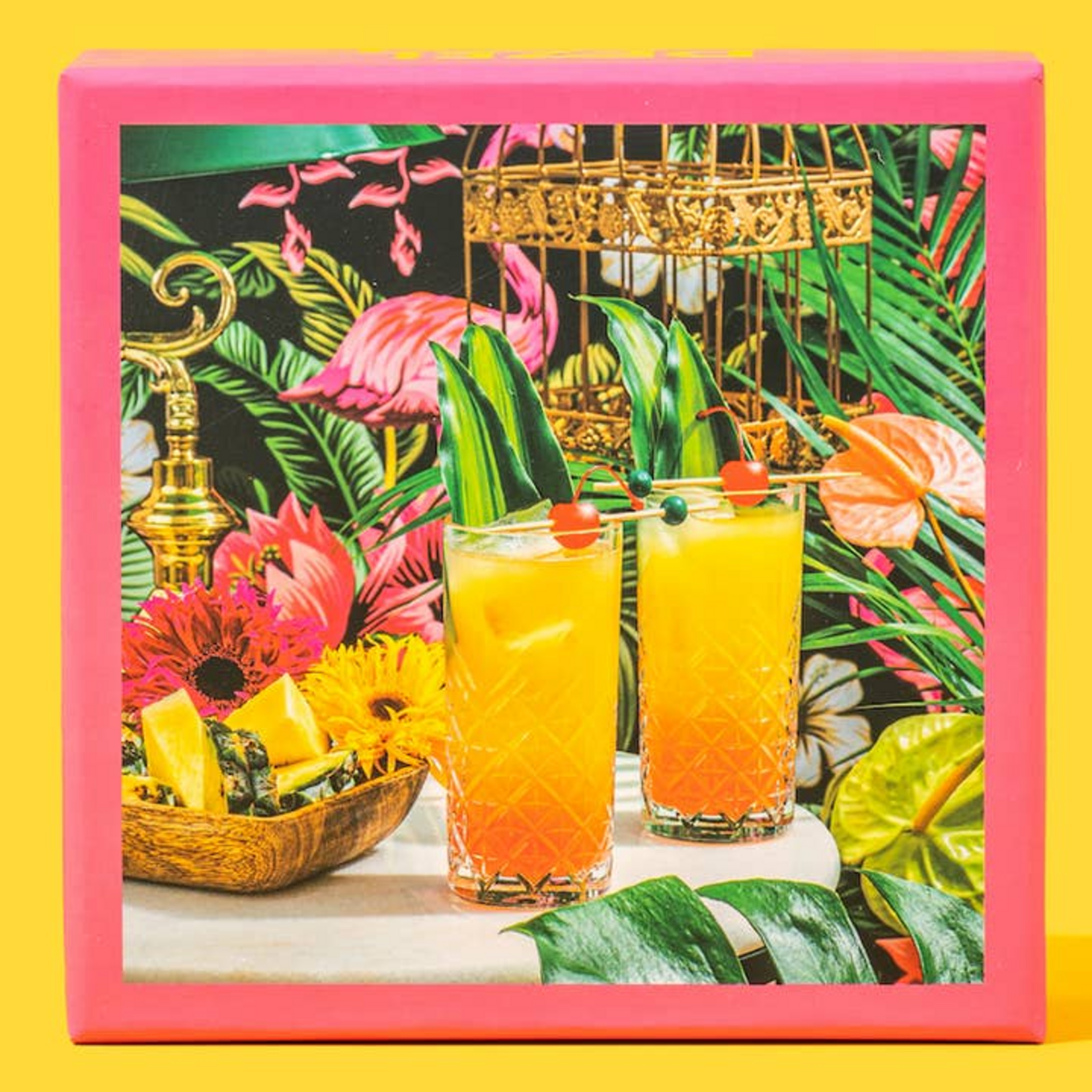 Pezel Puzzles 100 pc Puzzle Jungle Bird Cocktail