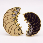 Strike Gently Co Cosmic Grubs Enamel Pin Set