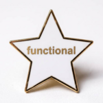Strike Gently Co Functional Star Enamel Pin