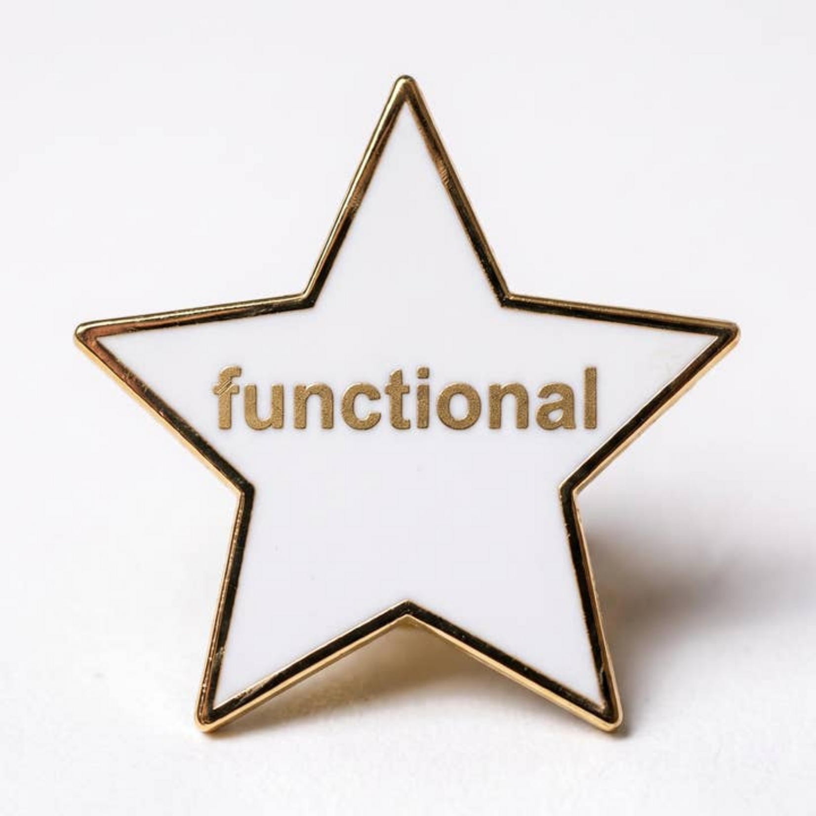 Strike Gently Co Functional Star Enamel Pin