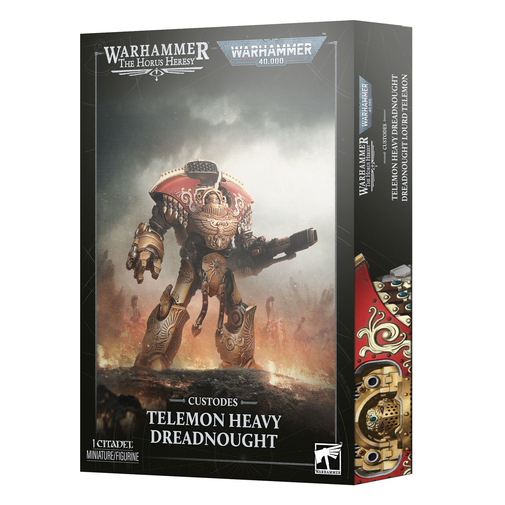 Games Workshop Warhammer 40k Imperium Adeptus Custodes Telemon Heavy Dreadnought