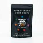 Ember Glow Ember Glow Adventurer's Loot Drop Unique Acrylic 7 Die Set