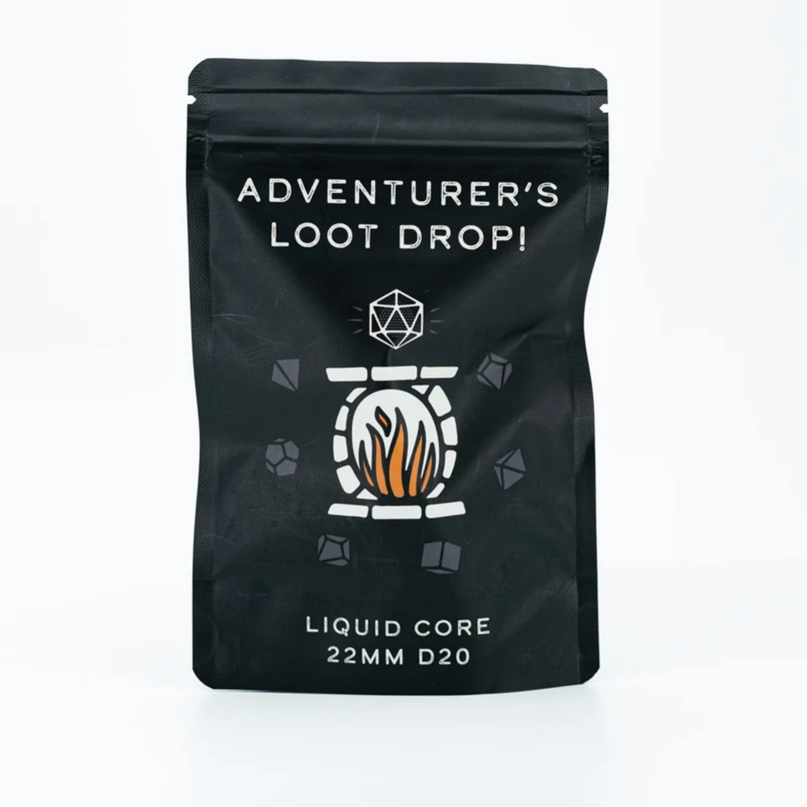 Ember Glow Ember Glow Adventurer's Loot Drop Liquid Core 22 mm d20 die