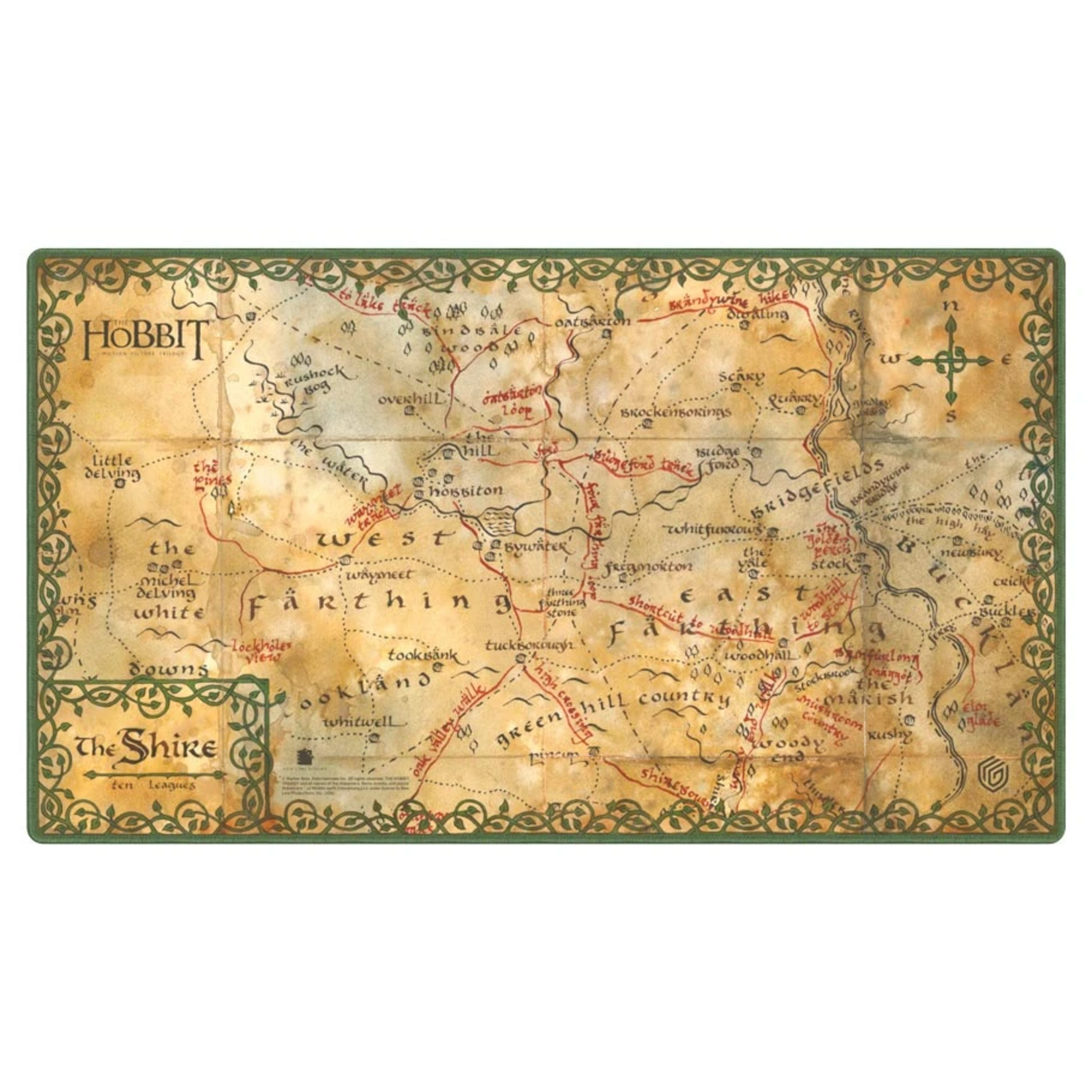 Ultimate Guard Ultimate Guard Playmat The Hobbit The Shire Map