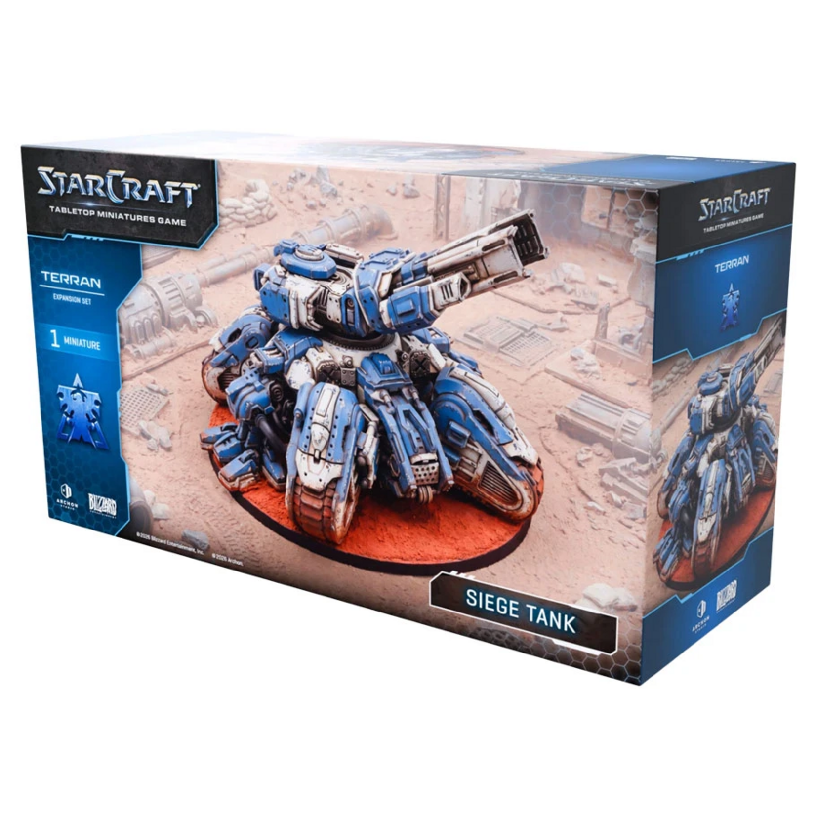 Archon Studios StarCraft Tabletop Miniatures Game Terran Siege Tank Expansion Set