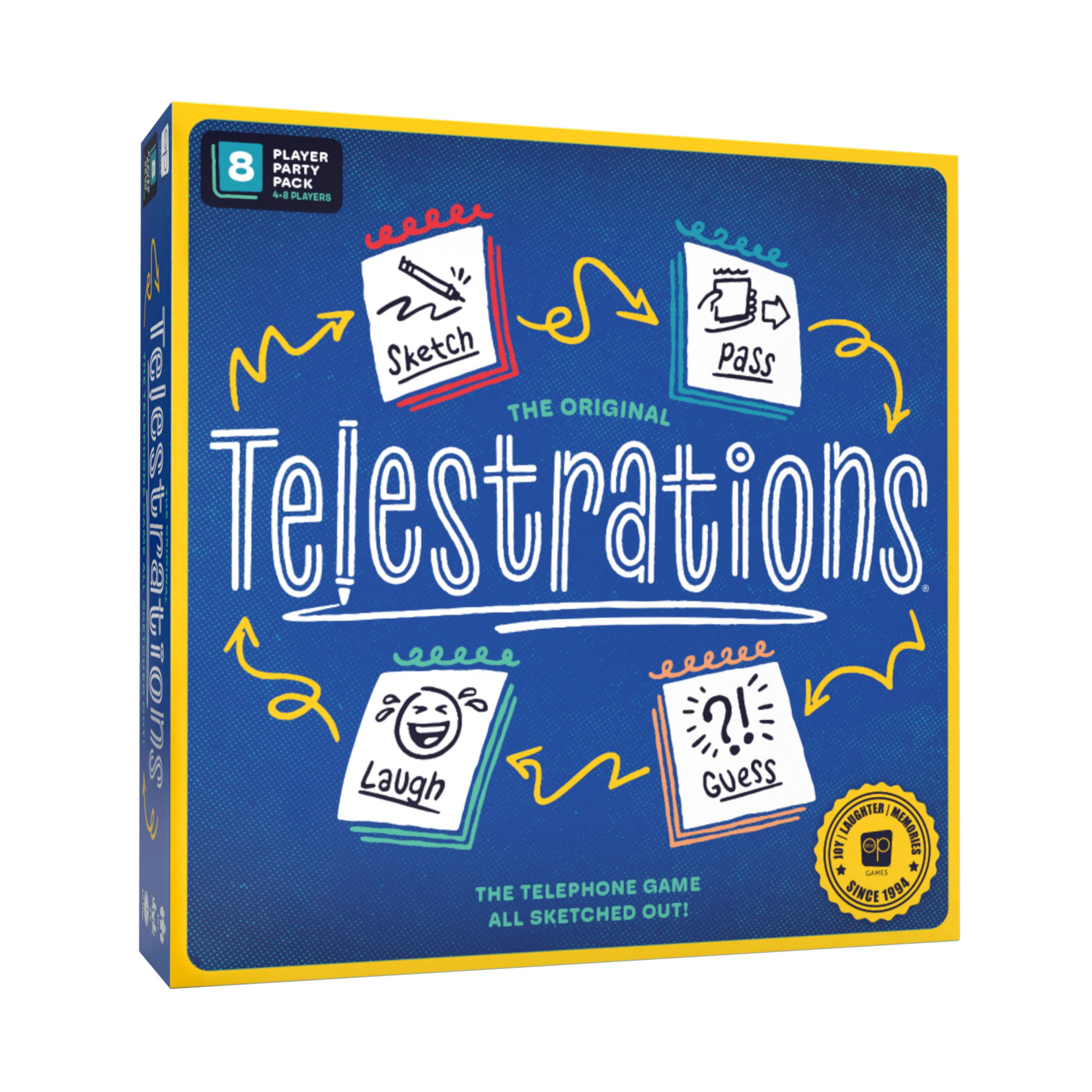 USAopoly Telestrations 2E 8 Player Party Pack