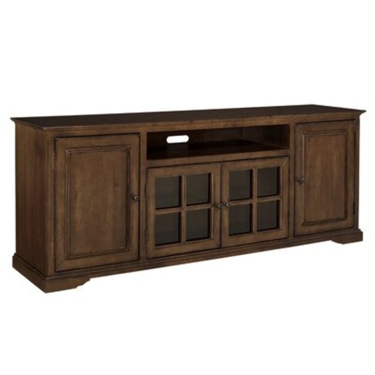 Bohon TV Stand for TVs up to 88" Color: Auburn Cherry