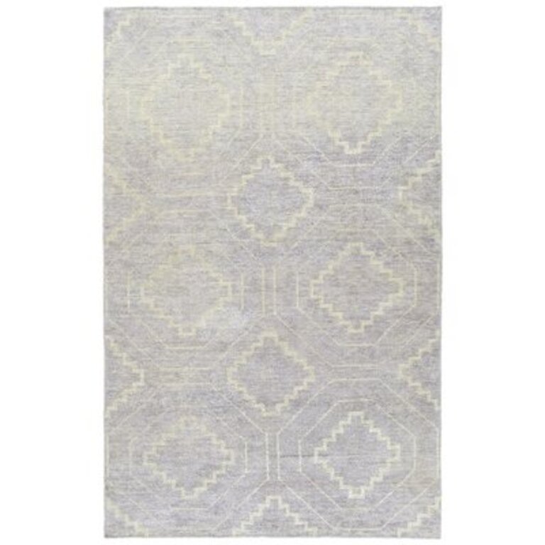 Aracely Hand-Knotted Lavender Area Rug Rug Size: Rectangle 9'6" x 13'