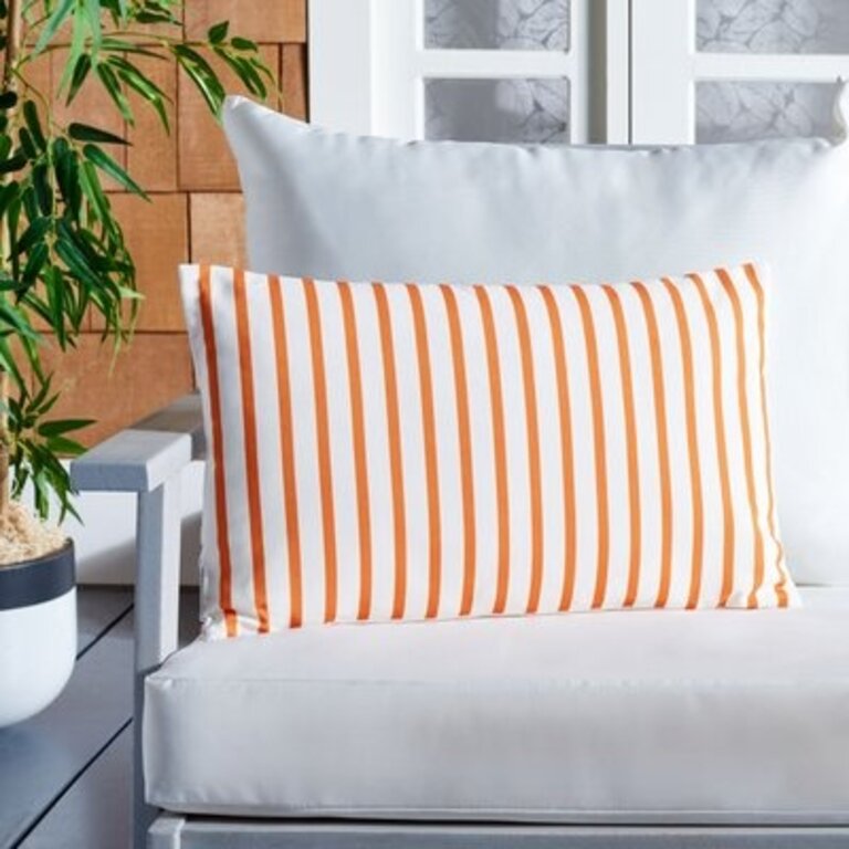 Caley Outdoor Rectangular Pillow Cover & Insert Color: Orange