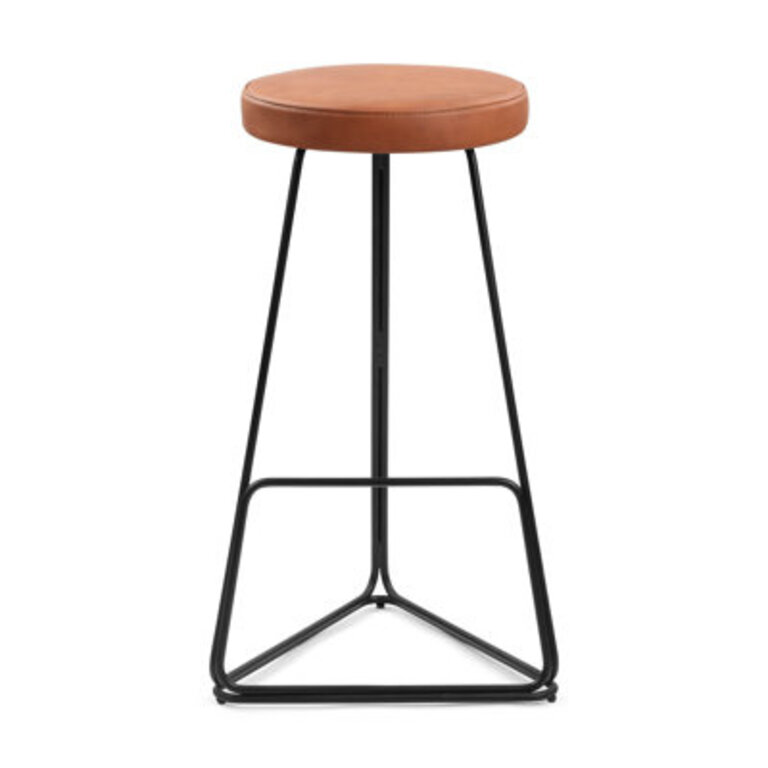 24.0157'' Counter Stool Seat Height: Bar Stool (29.5" Seat Height), Color: Chestnut