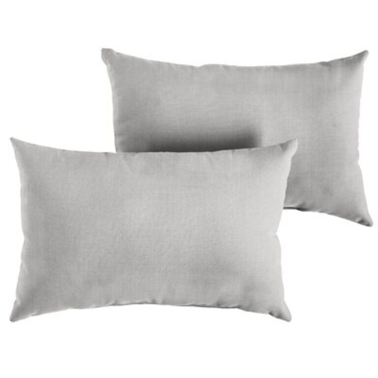 Easton Sunbrella® Indoor / Outdoor Lumbar Pillow Size: 12" x 18", Color: Pumice